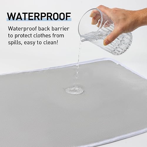 Miniatura 7 de Pozico Baberos para Adultos para Comer MujeresHombresPersonas Mayores Lavables, Impermeables, Protectores de Ropa y Baberos para Adultos con Trampa