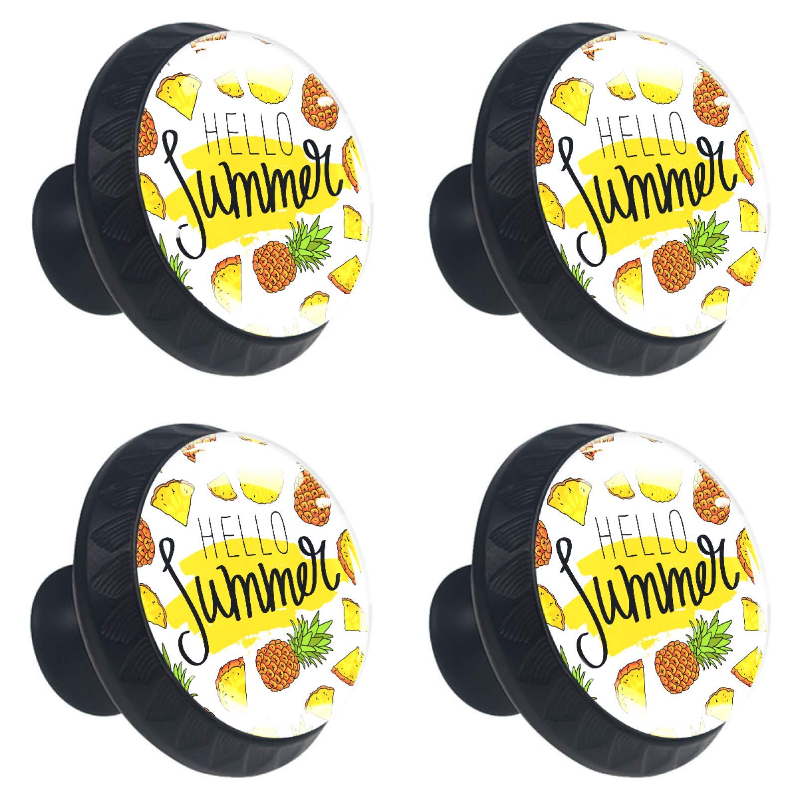 Boutons en verre Hello Summer pour rénover facilement un meuble ou un tiroir fade
