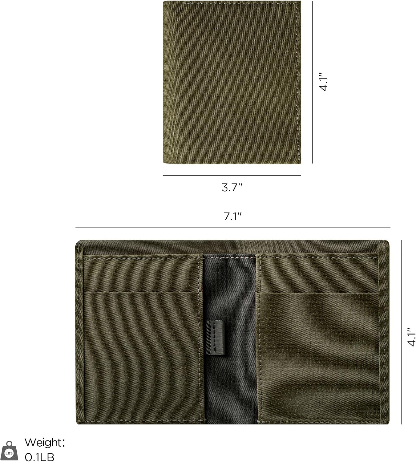 ALPAKA Ark Bifold Cash Wallet - Minimalist Front Pocket Wallet for Men Daily Use,Magnetic Closure for Security