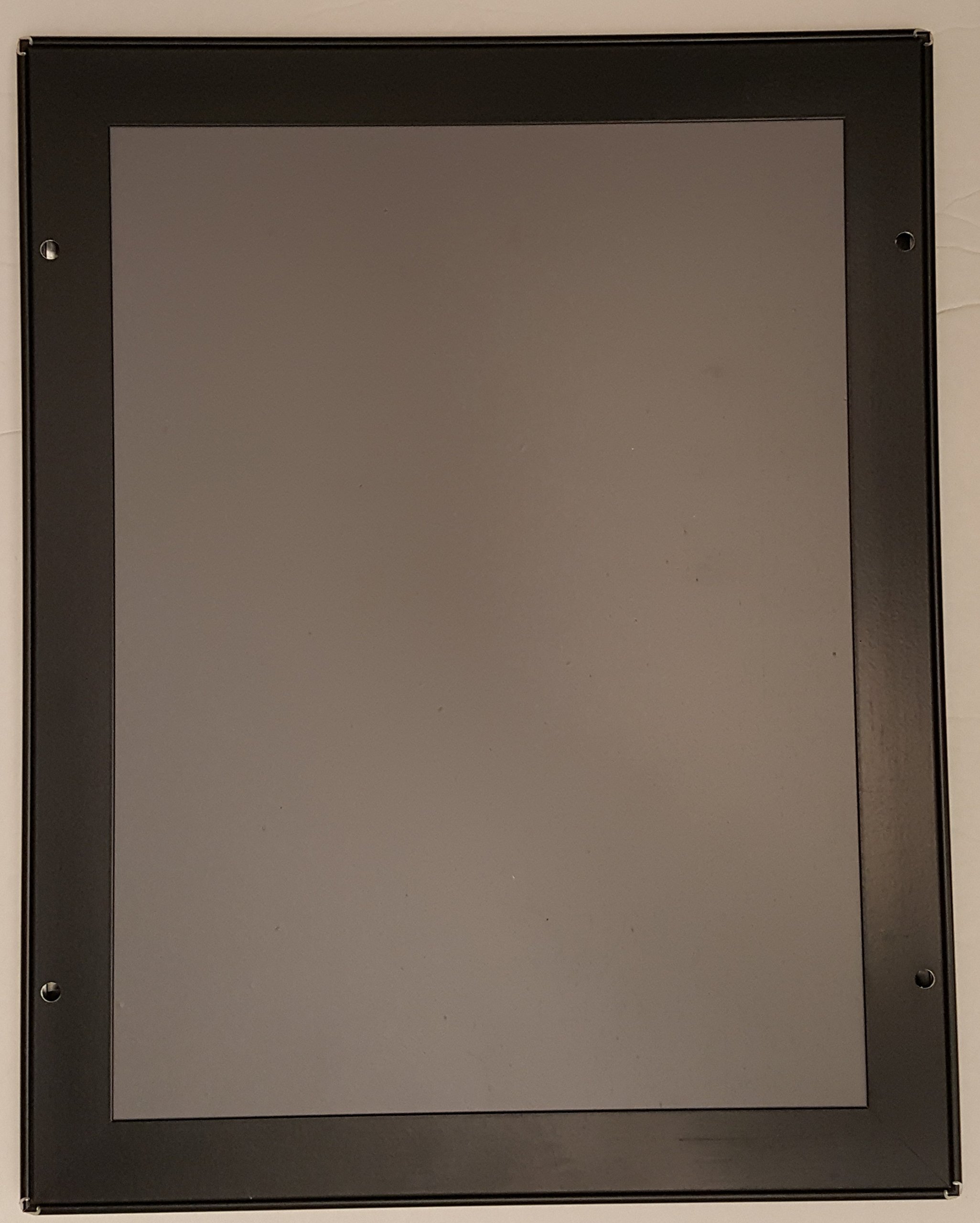 Black Snap Poster Frame/Picture Frame/notice frame 8.5 x 11 Front Load Easy Open Snap frame