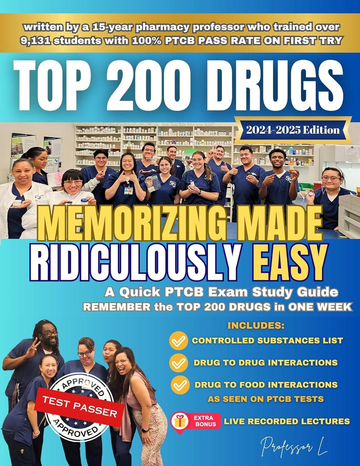 Top 200 Drugs Memorizing Made Ridiculously Easy (20242025 Edition) A