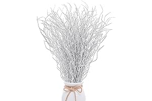 Artificial Glitter Stem Ornaments for Decorative Touches