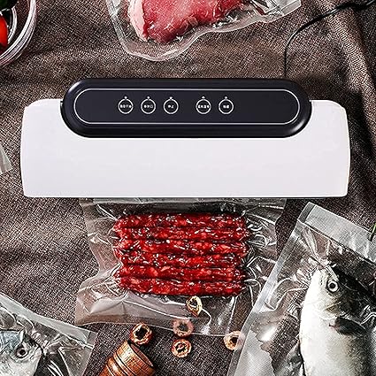 Abhsant Vacuum Sealer, 5 In 1 Automatic Food Sealer Machine for Food Storage and Preservation with Dry&Moist Modes for Sous Vide,Led Indicator Lights for?Home&Commercial