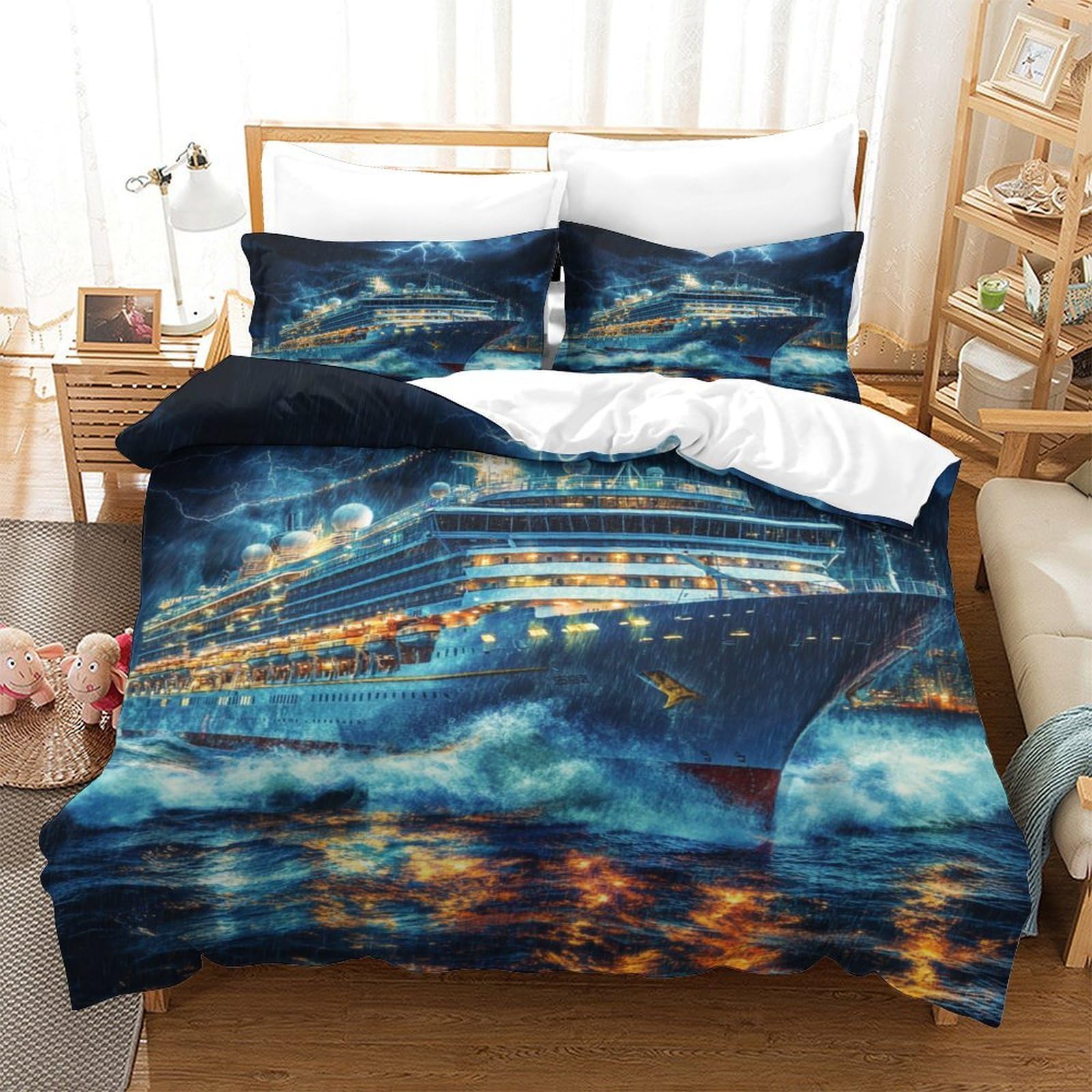 Housse de couette luchador pour chambre d'ado adepte de science-fiction et culture geek