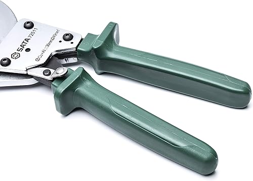 Miniatura 3 de SATA Cortadores de cables de trinquete de 9.449 in, con mordazas de acero de aleación forjadas resistentes y asas ergonómicas antideslizantes verdes