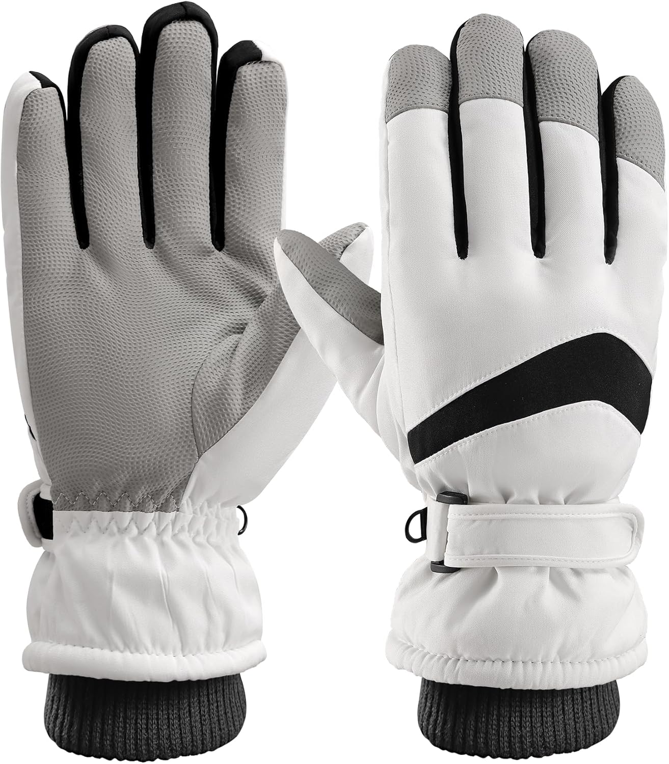 Trifabricy Winter Ski Gloves, Windproof Glove for Men & Women, Touchscreen Snow Gloves for Cold Weather, Thermal Warm Glove