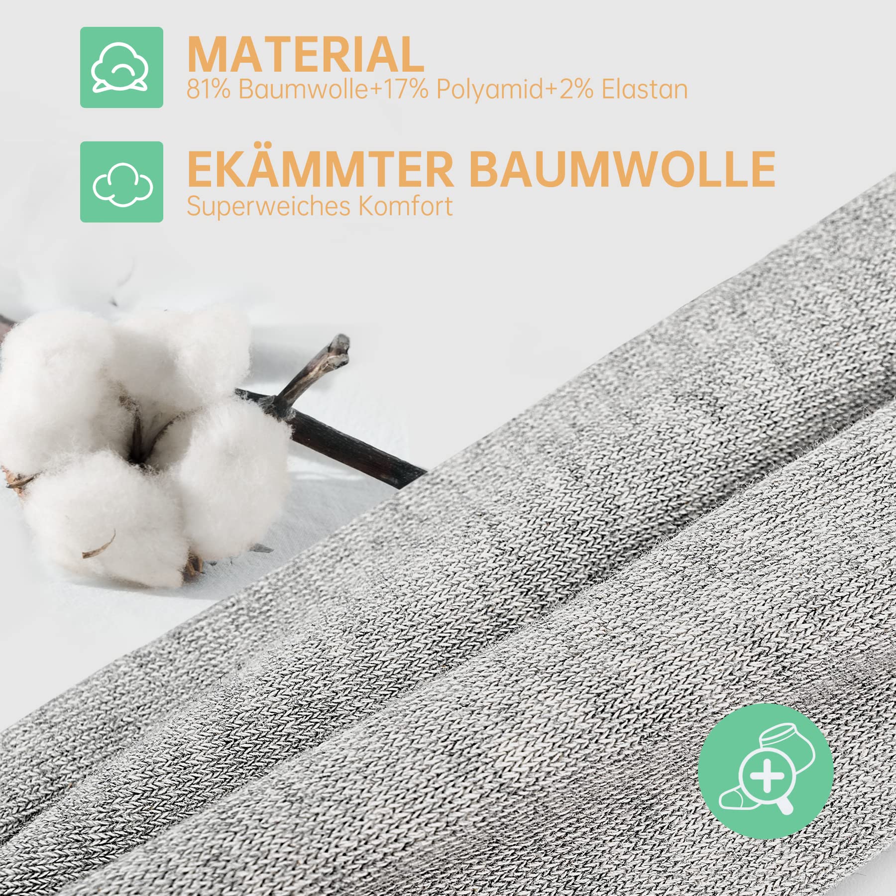 FALARY Calzini Uomo Donna 12 Paia Sportivi Corti Unisex Ottima Qualità e Comodità