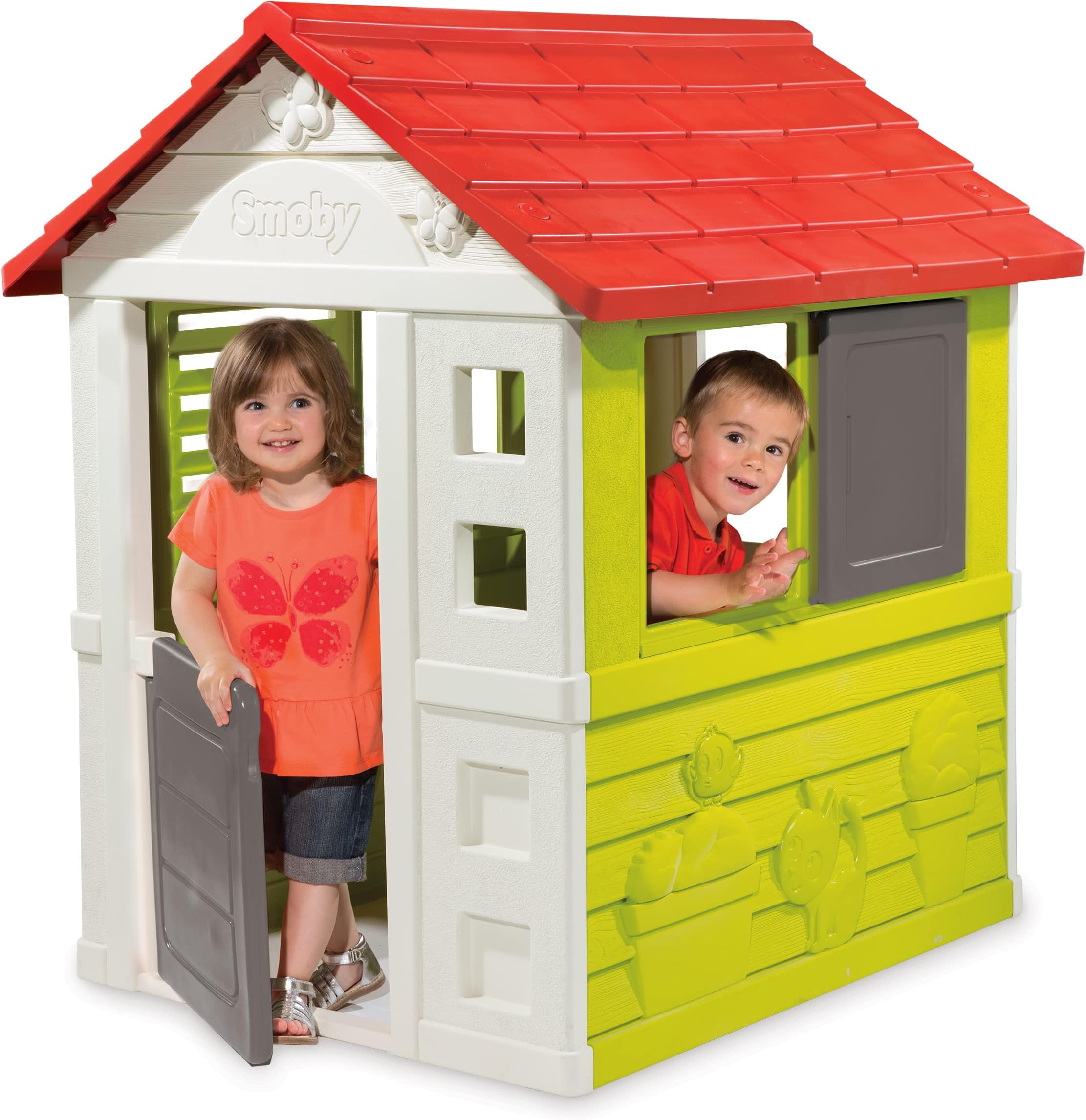 Smoby and Outdoor Use, Made from Durable and Weatherproof Anti-UV Plastic, Colourful and Weatherproof, 98 x 110 x 127 cm