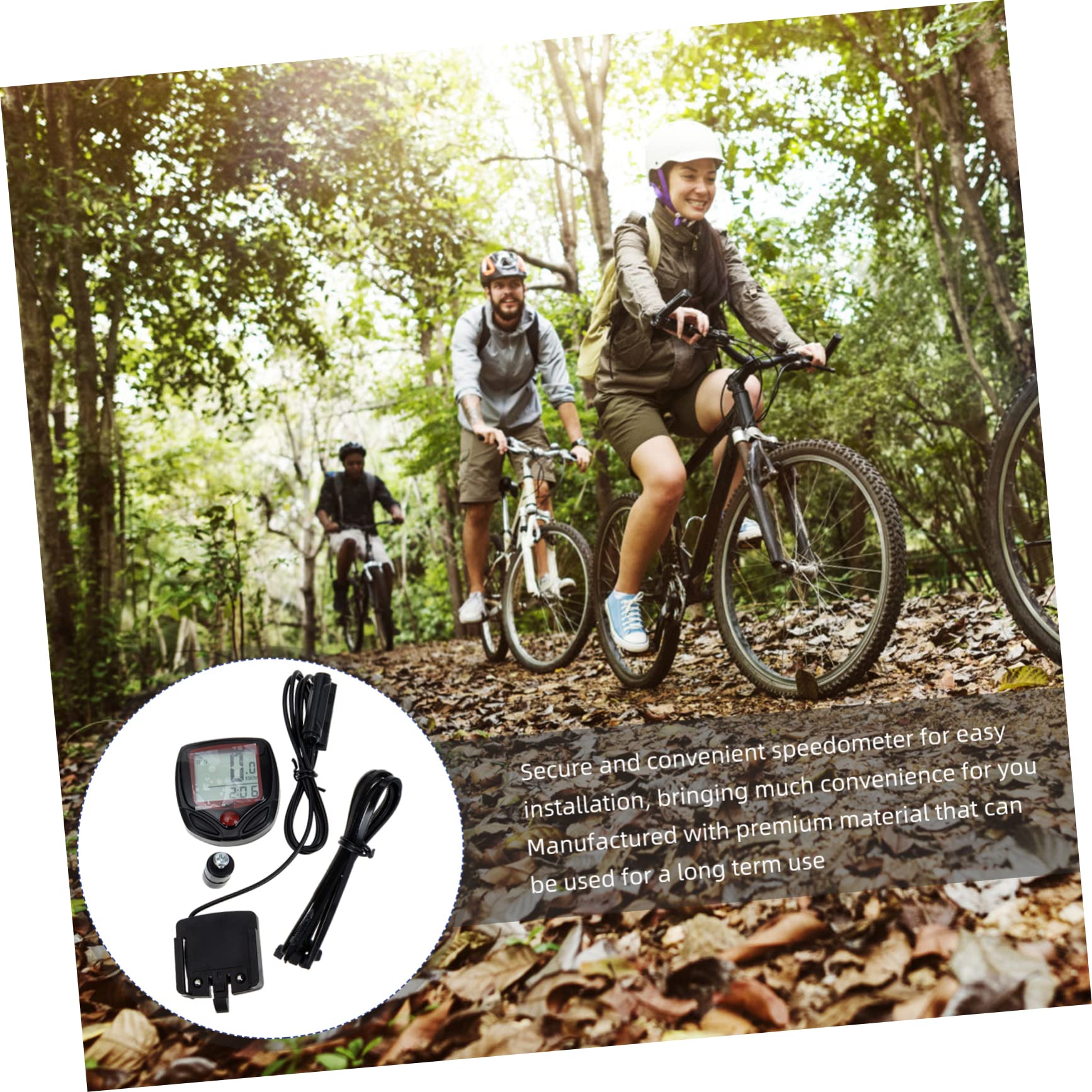 Toyvian Velocímetro para Bicicleta Ordenador Accesorios para Bicicleta Acuática Odómetro para Bicicleta Velocímetro De Montaña Velocímetro para Bicicleta Velocímetro Portátil para