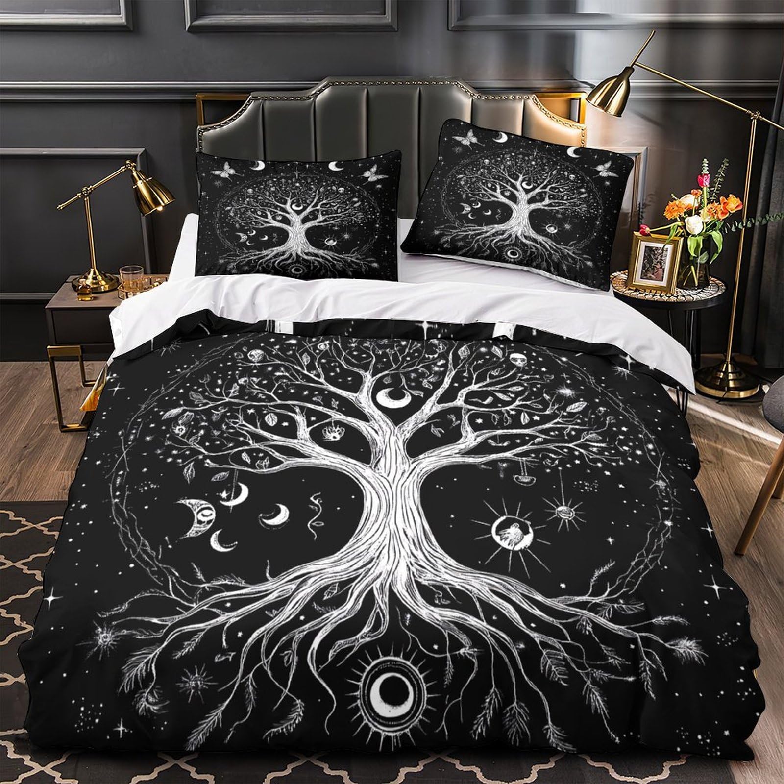 Linge de lit galaxie pour couple : évadez-vous dans l'espace coloré