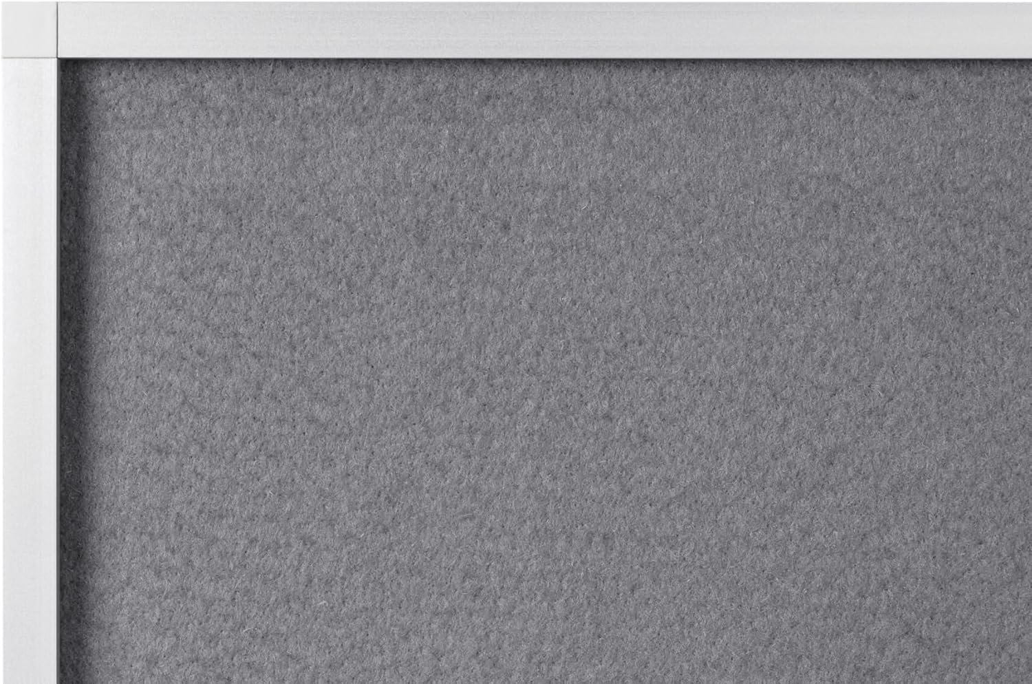 Bi-Office New Generation Grey Felt Notice Board, 90 x 60 cm, Aluminium Frame
