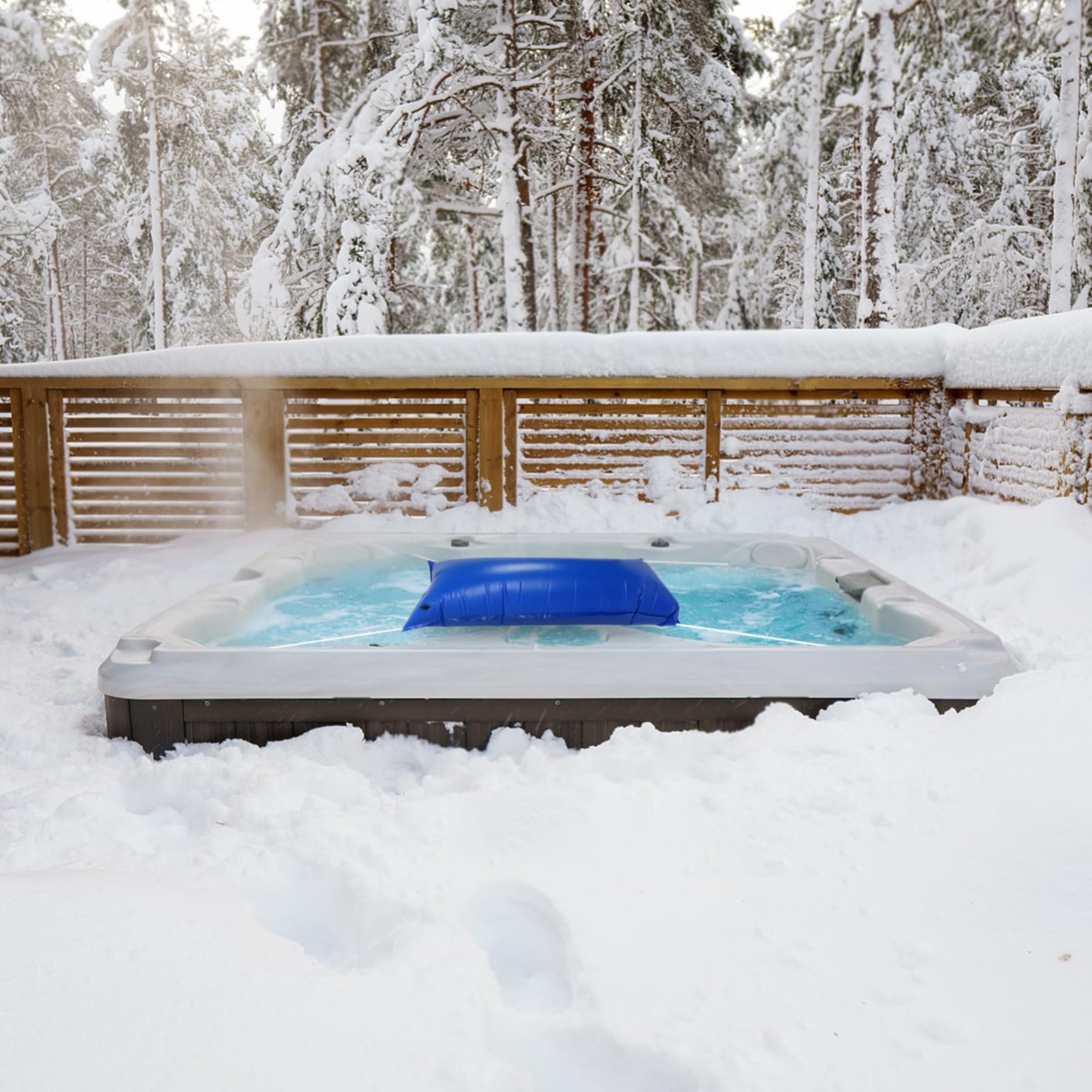 Coussin Gonflable de Piscine Hiver PVC pour Hivernage et Fermeture