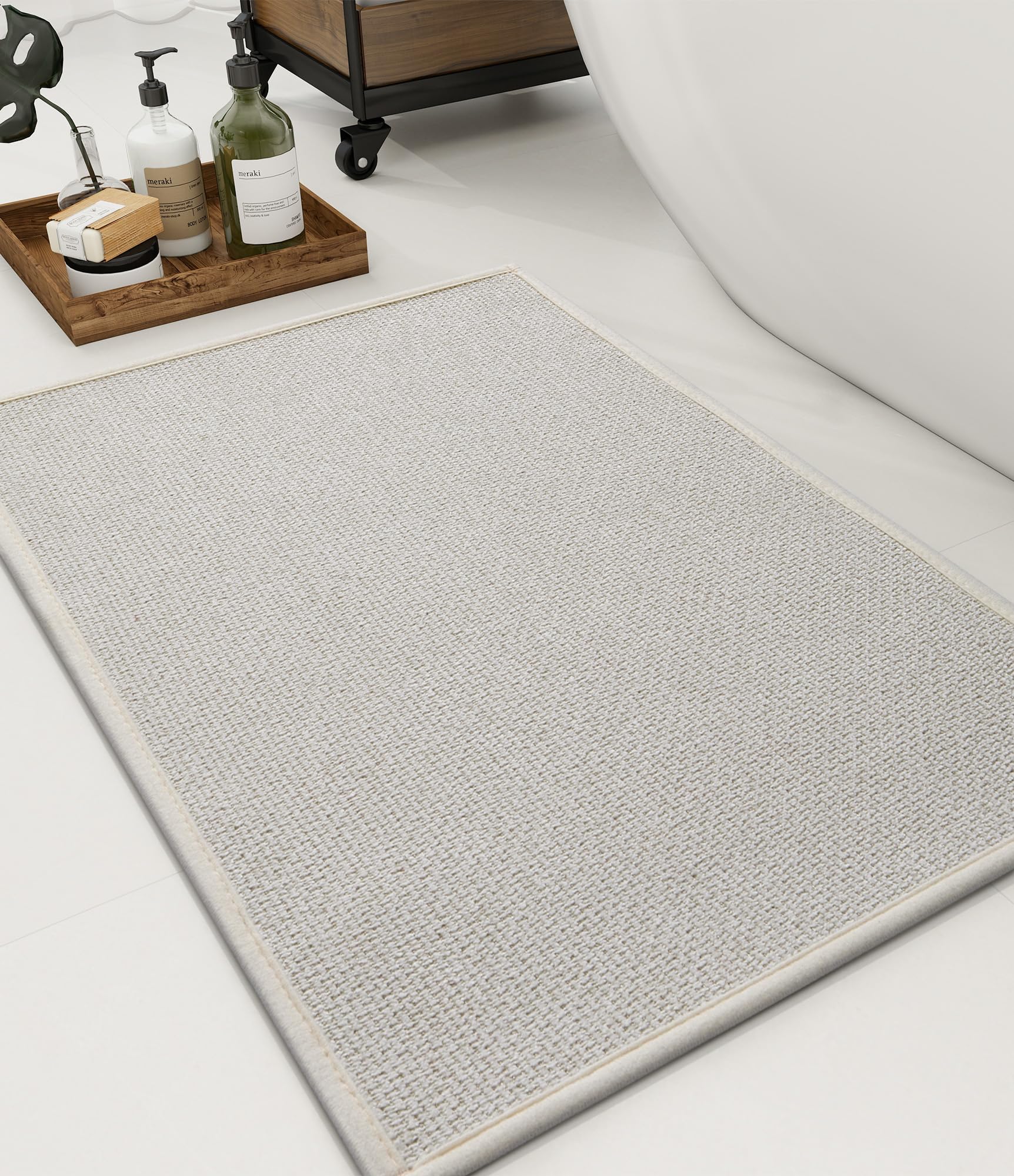 YIHOUSE Bathroom Rugs Mat 16x24 Non Slip Quick Dry Bath Mats for Bathroom Absorbent Ultra Thin Bath Rugs
