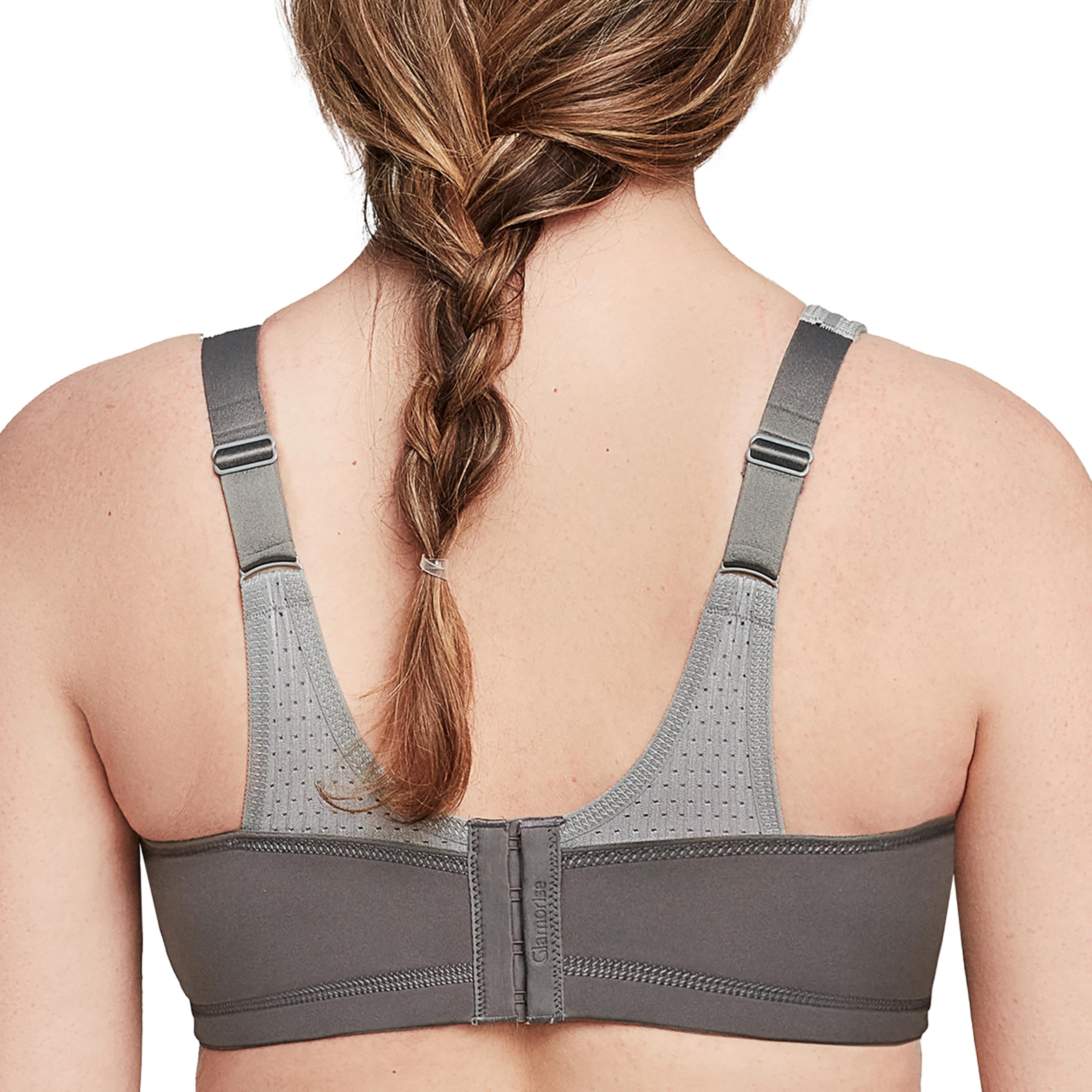 Glamorise Damski biustonosz sportowy Full Figure Elite Performance regulowany Wonderwire #9167