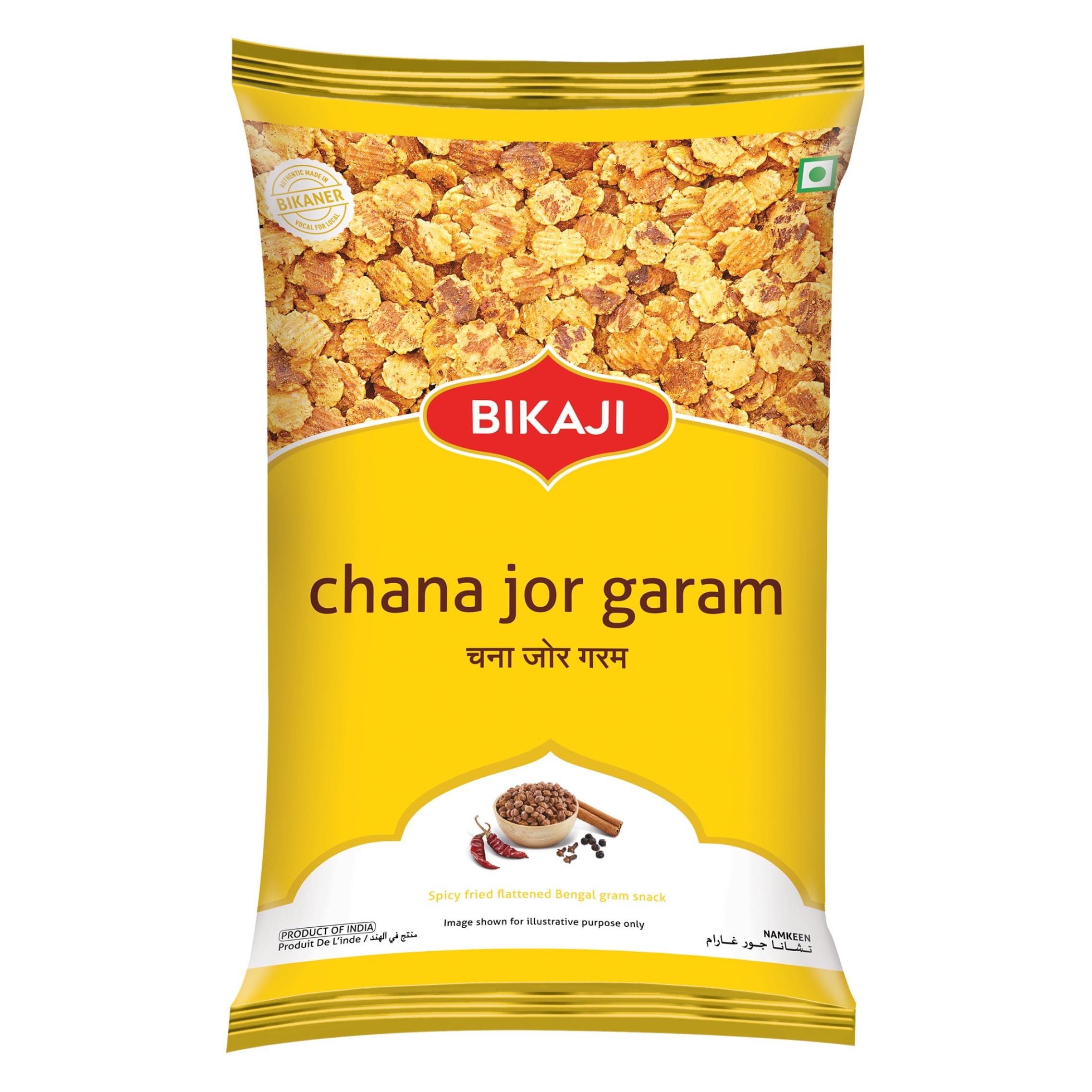 BikajiChana Jor Garam 200g Pouch | Made with All Natural Ingredients | Product of India