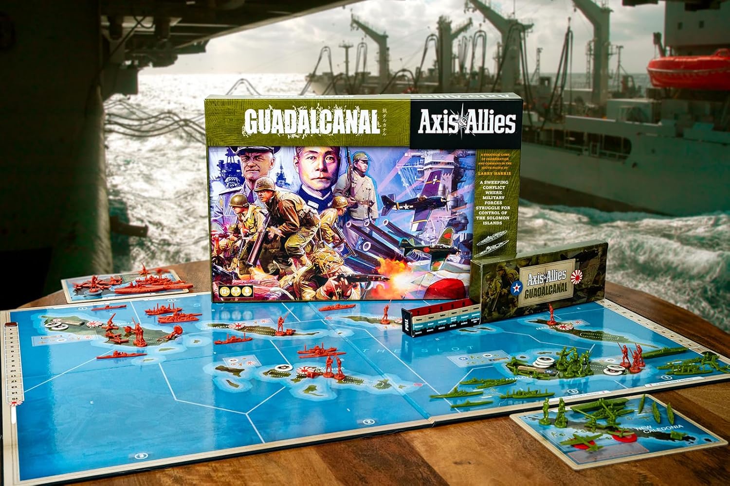 Renegade Game Studios Axis & Allies Guadalcanal 2-Player Strategy Board Game, Ages 12+