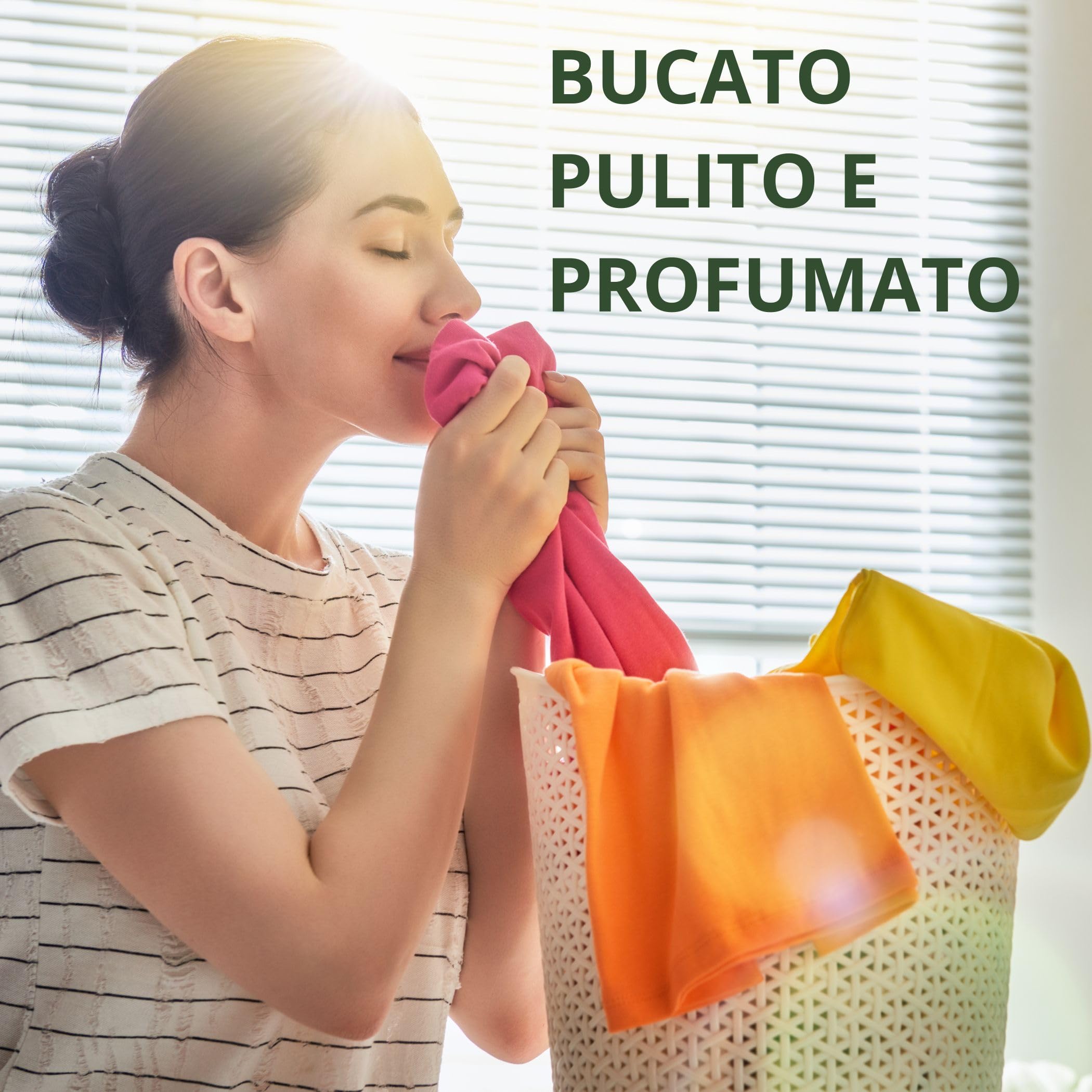 Additivo Lavatrice per tessuti a contatto con Animali 6 bustine da 10gr, Igienizzante bucato naturale, Neutralizza Odori, Elimina Batteri, peli e biofilm, formula Atossica - 60 gr - Made in Italy