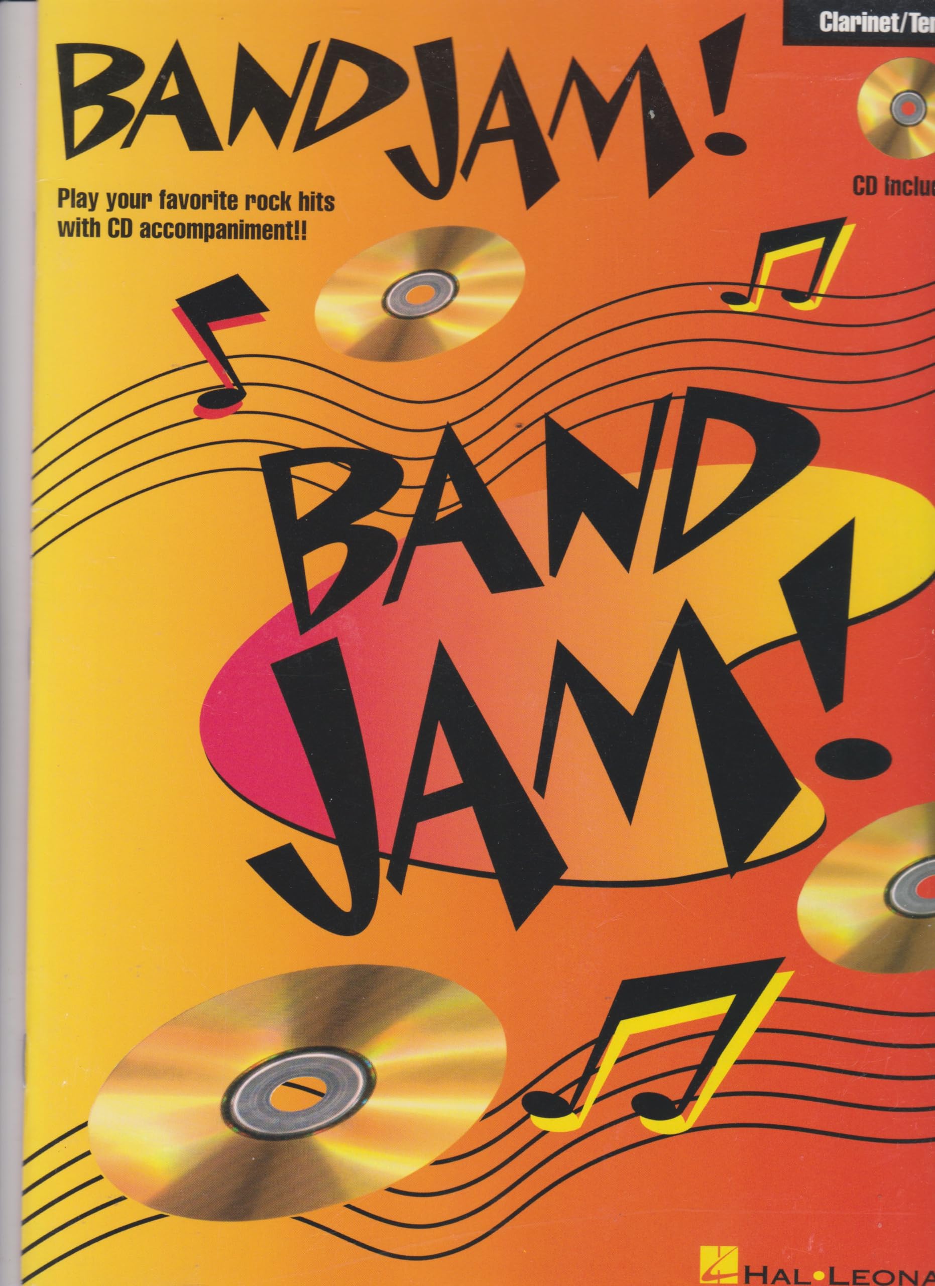 Band Jam Clarinet Tenor Sax: Play Your Favorite Rock Hits With Cd Accompaniment