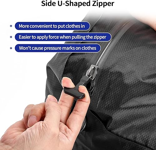 Miniatura 6 de Keaber Bolsa de vacío de viaje con bomba, bolsa de vacío reutilizable sin aire para equipaje de viaje, sellador de bolsas de almacenamiento al vacío