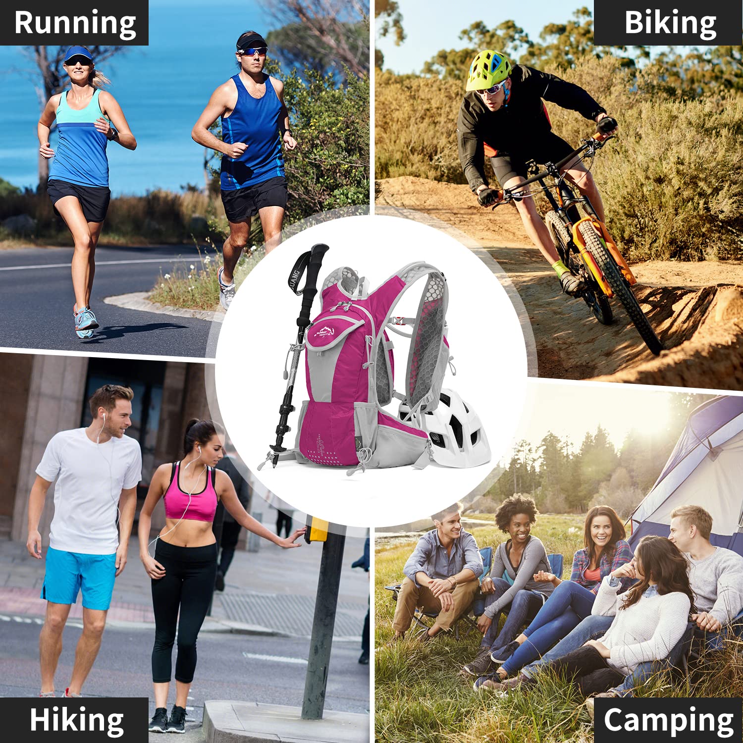 Mochila Chaleco De Hidratación, Ligero Paquete De Agua... | Cuotas Sin