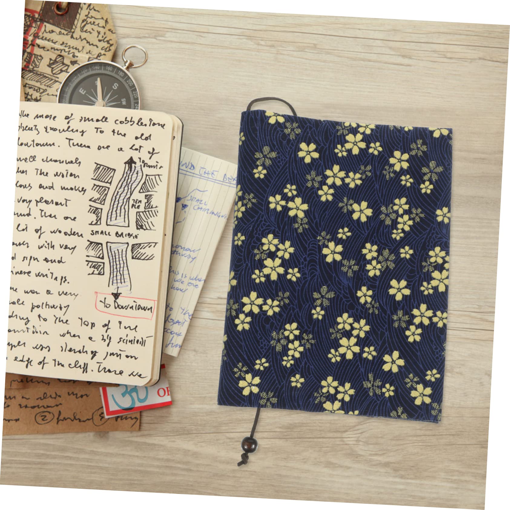NUOBESTY Lot De 5 Protège-livres Décoratifs A5 Lavables Et Anti-rayures Pour Carnet De Notes Agenda Journal