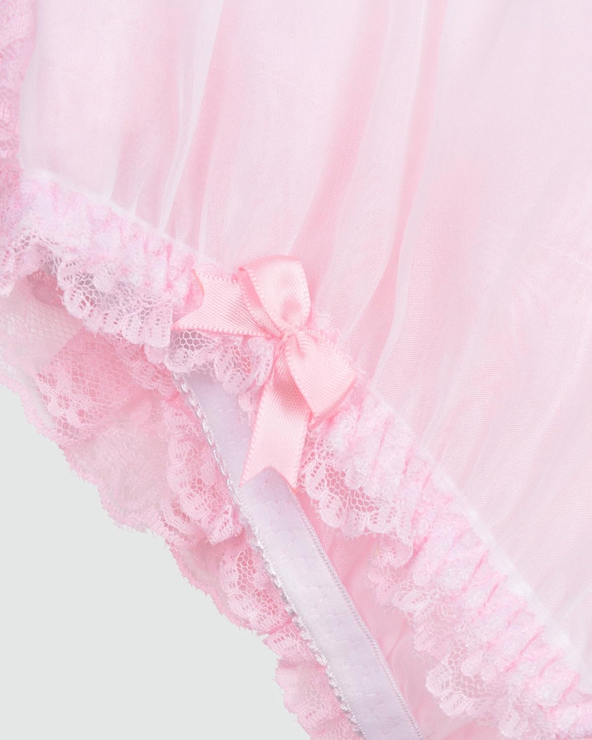 Satini Women's Sheer Frilly Sissy Soft Lace Knickers Briefs Panties - Image 8