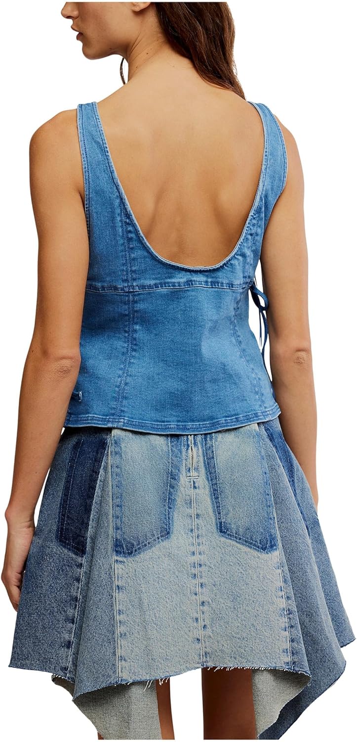 Free People Womens Not My Fault Corset - Image 3