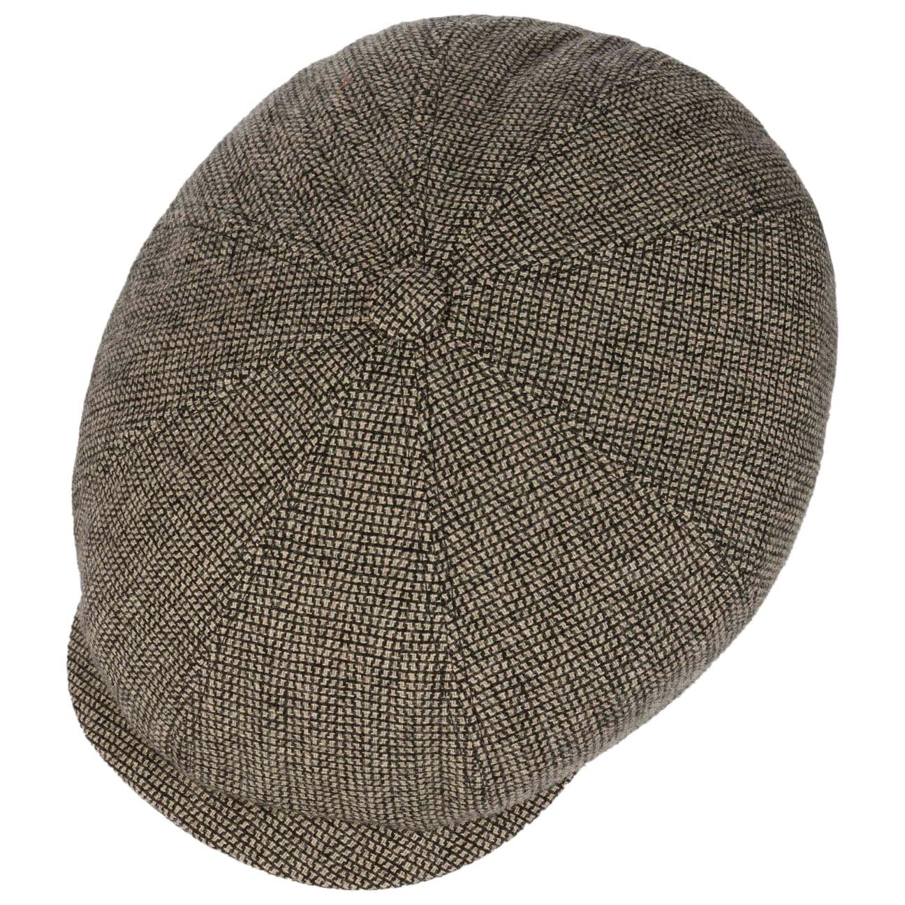 Stetson Driffield Wool kaszmir płaska czapka z daszkiem męska – Made in Germany z daszkiem, na jesień, zimę, jesień, zimę, 63 cm, beżowa