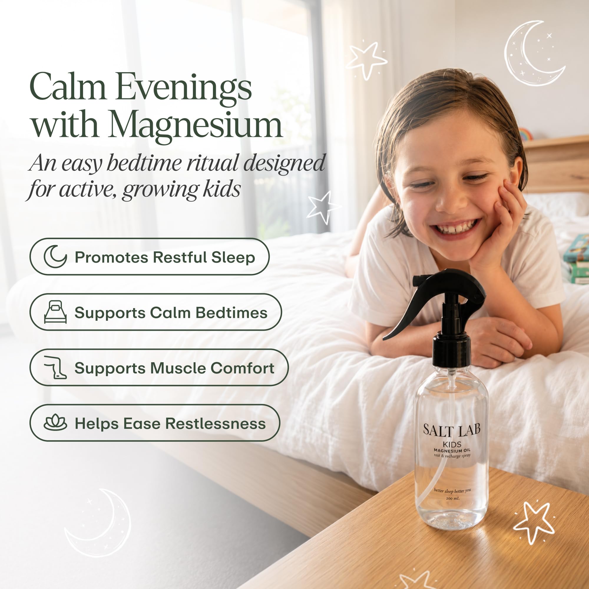 Kids Magnesium Oil Spray, Gentle Relaxation Support, 6.76 fl oz — Amazon image 2