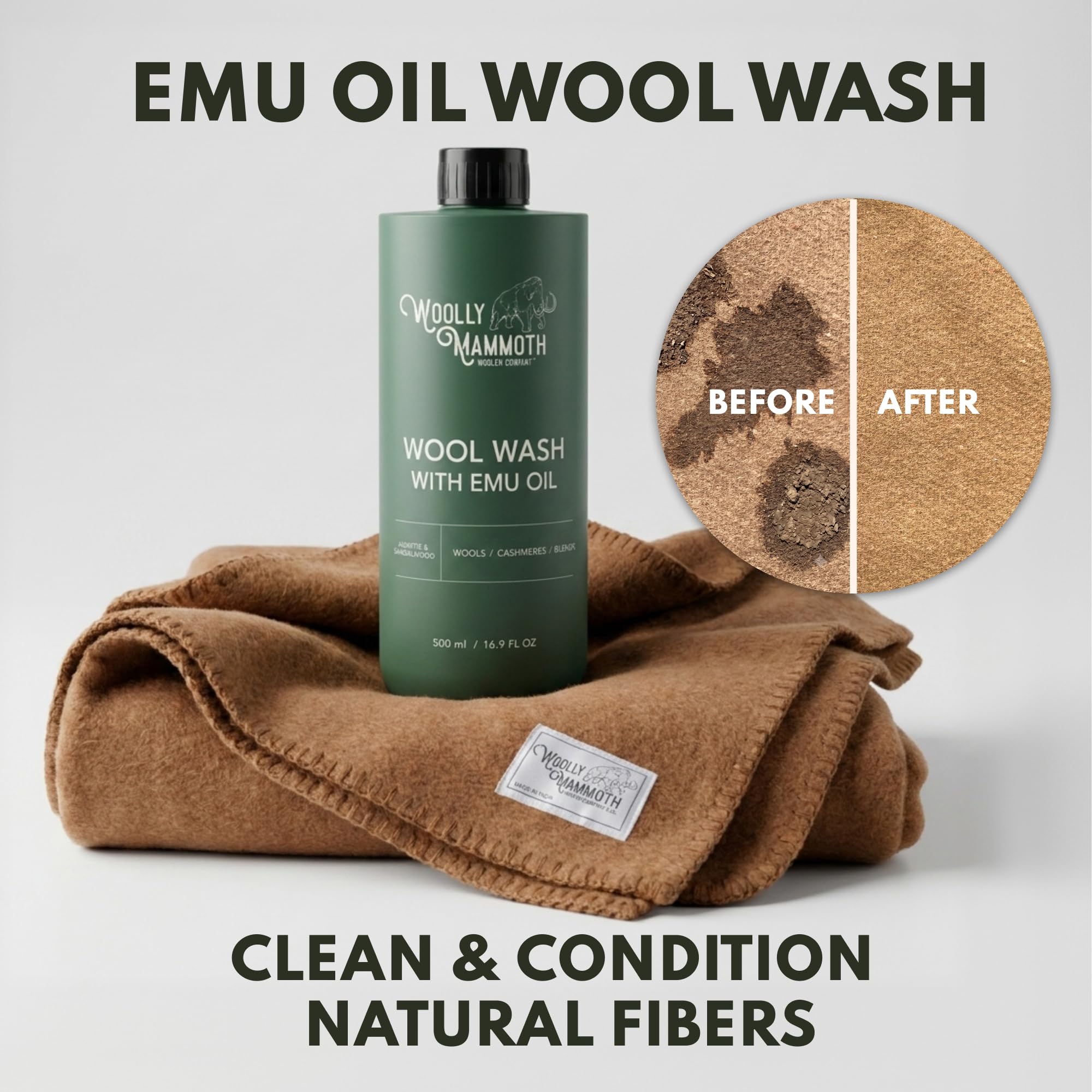 Amazon.com: Woolly Mammoth Merino Wool Blanket, Fall Camping
