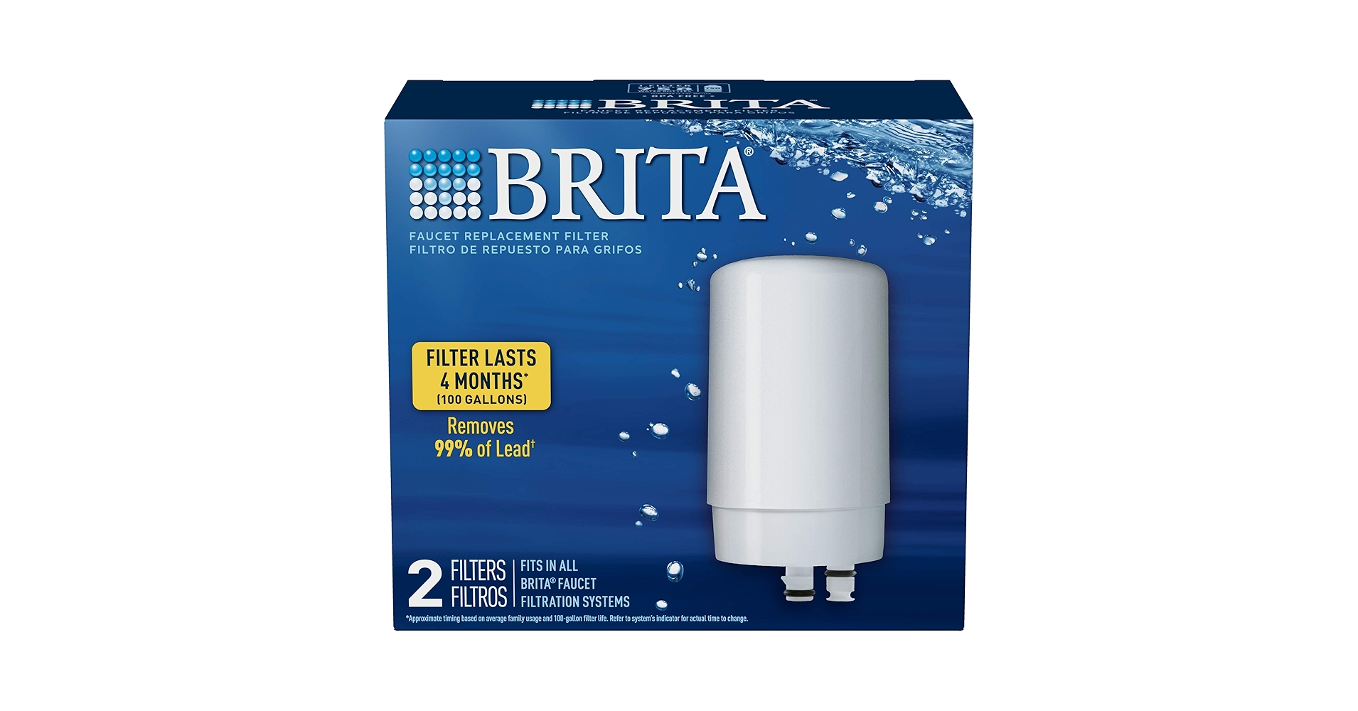 BRITA On Tap カートリッジ Brita Water Filter for Sink, Faucet Mount Water Filtration