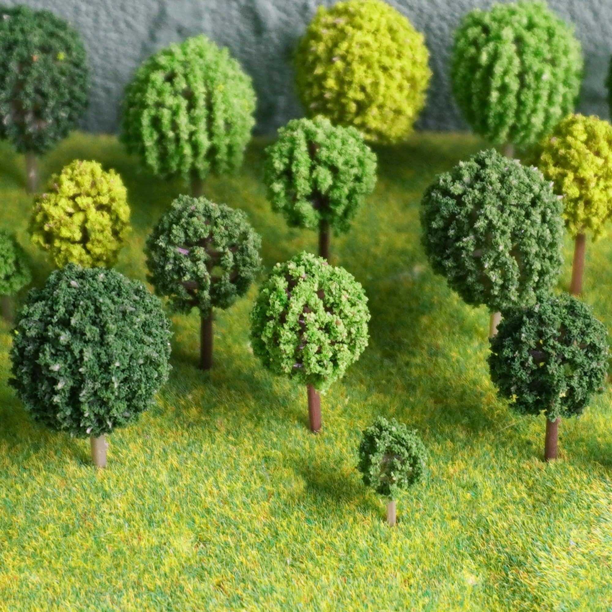 Amazon.com: 24Pcs Mini Model Trees Mixed Bush Trees Vegetation