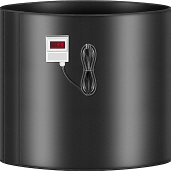 Vevor Honey Heater 55 Gal Barrel Heater 110v Honey Bucket Heater Insulated Pail Band Heater Honey Heating Blanket Bucket Heating Belt 95 122 F Temper Control Drum Heater Warmer Heater For Honey Amazon Com