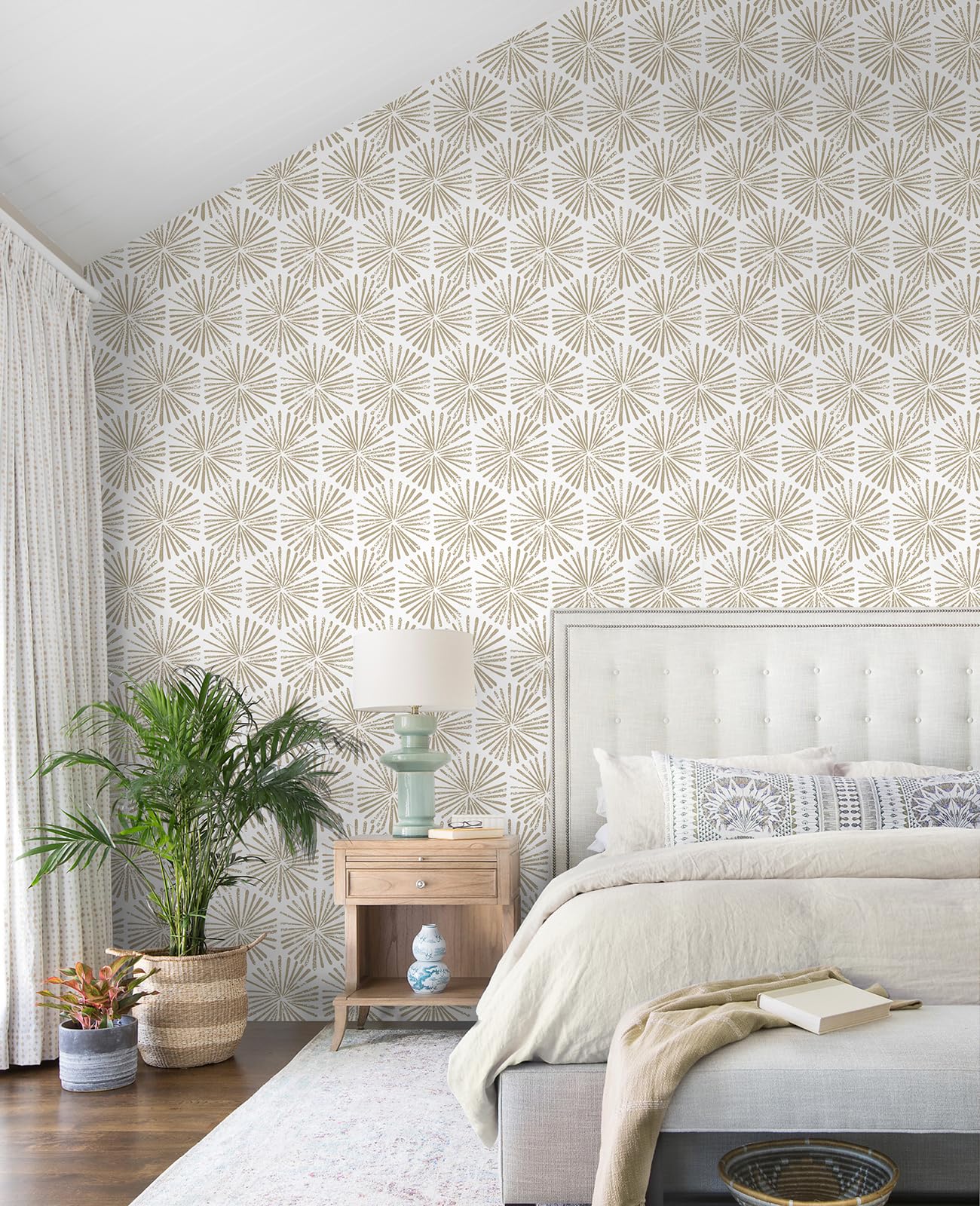 Timeet Behang zelfklevend 39 x 300 cm plakfolie gestreept meubelfolie strepen gekleurde decoratieve folie heuvellijnen zachte kleur vinyl waterdicht behang voor slaapkamer woonkamer keuken muur
