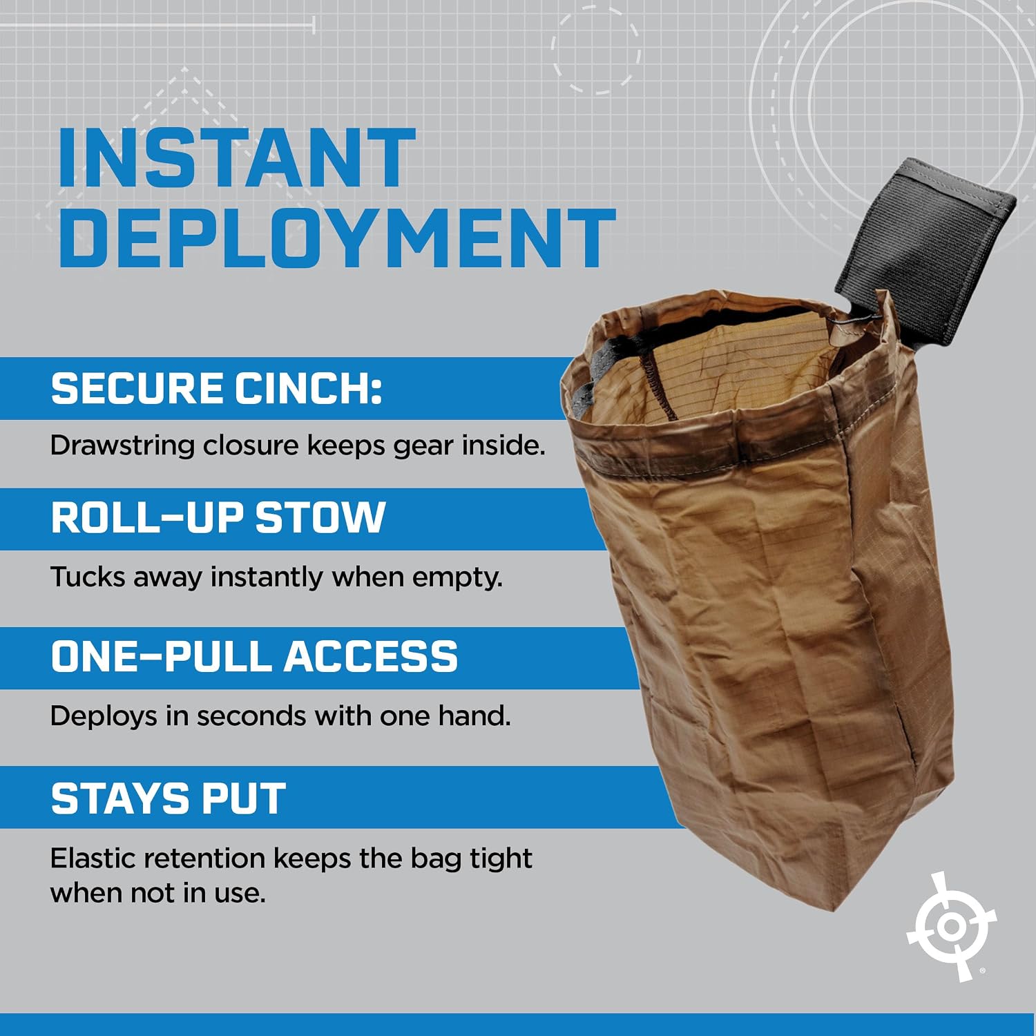 Blue Force Gear Ten-Speed Dump Pouch, Tactical Belt Pouch image 3