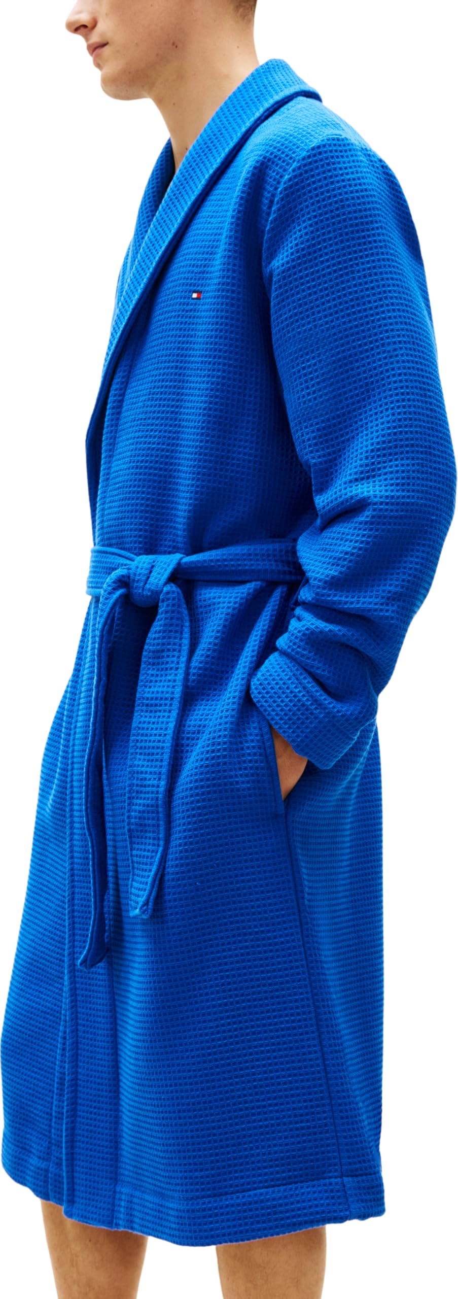 Tommy Hilfiger Herren Waffle Bathrobe Um0um03524 Bademantel
