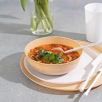 Vista 12 de [30 Pack 16 OZ Bowls] Edge Collection Mint Green Plastic Party Soup Bowls Premium heavyweight Elegant Disposable Tableware Dishes