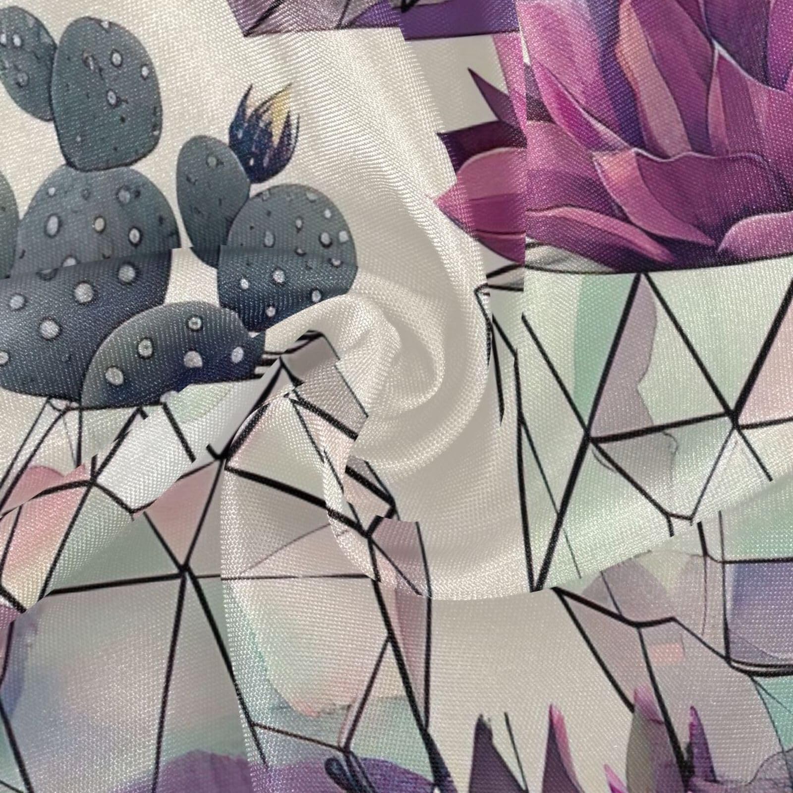 Wajiw 60 Inch Indoor Outdoor Round Tablecloth with Umbrella Hole and Zipper Waterproof Patio Table Cover for Camping Dining Room Party Outdoor Picnic,Cactus