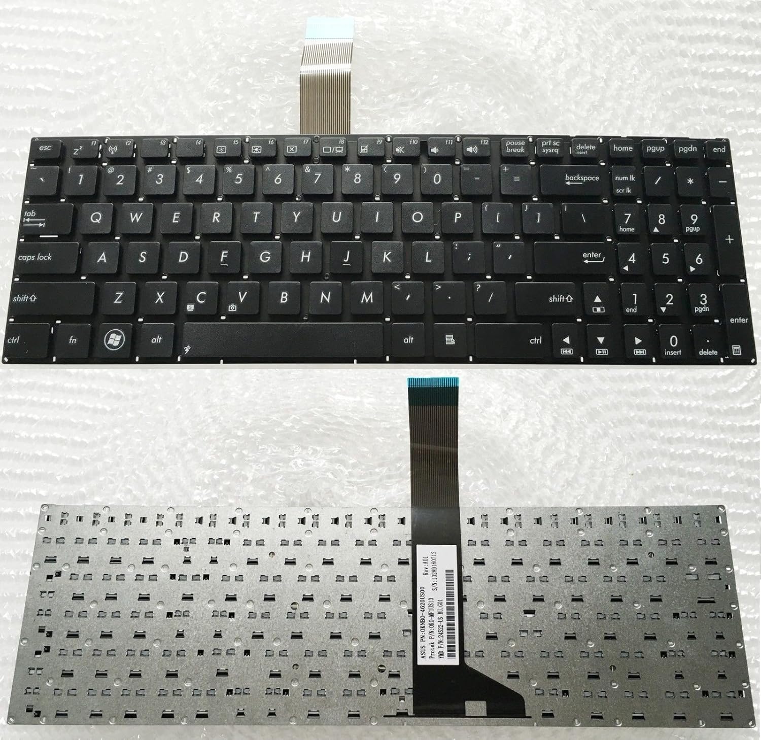 wangpeng® New Black US Laptop Keyboard for Asus X550VX-MS71 X550V Notebook Keyboard English Laptop keypad Teclado