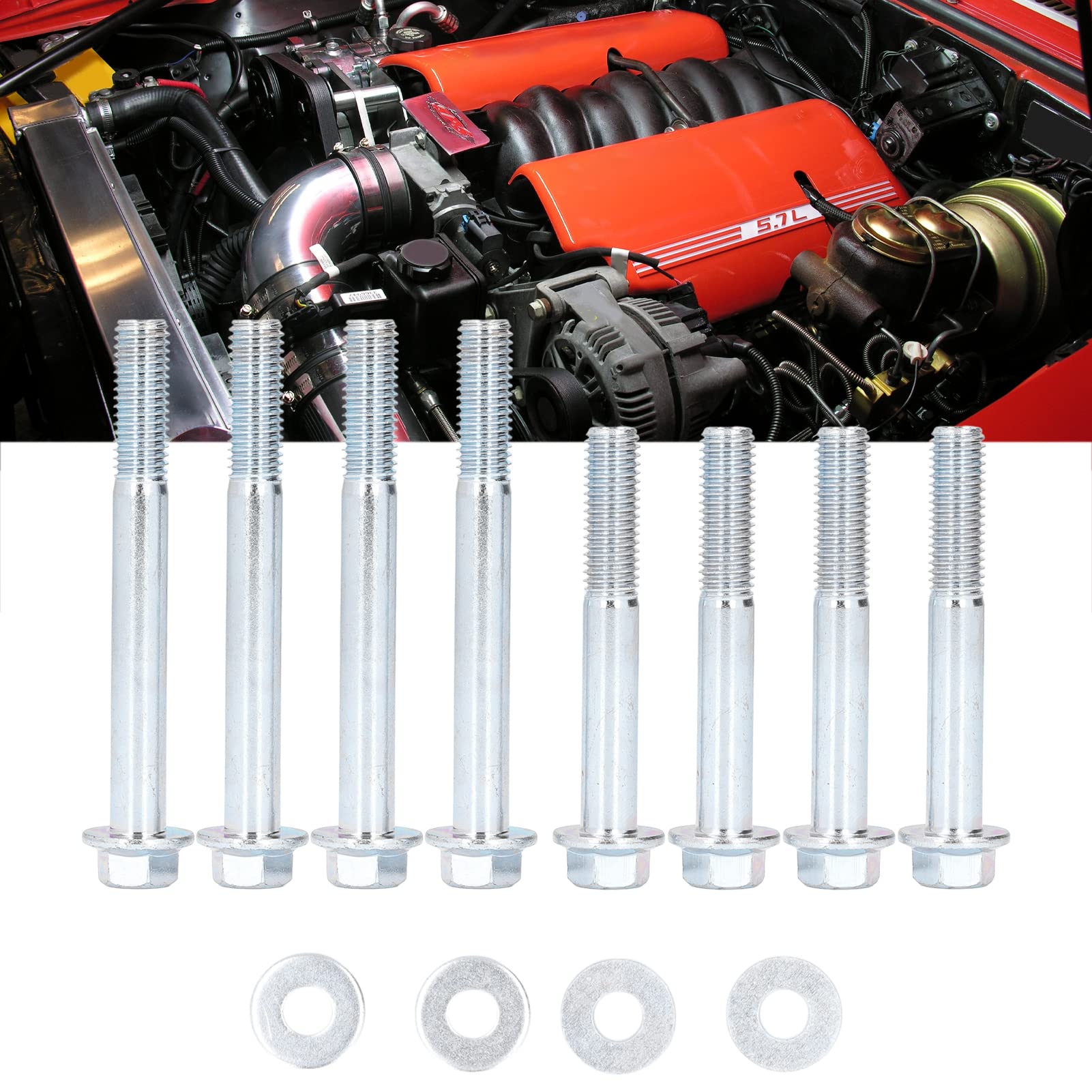 Motorständer-Schrauben-Dichtungssatz 551412, Ersatz für GM-Motoren der LS-LT-Serie, Wartung, Reparatur, Metall