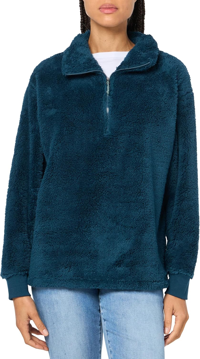 Eddie Bauer womens Eddie Bauer Quest Plush 1/4 Zip Relaxed - Plus