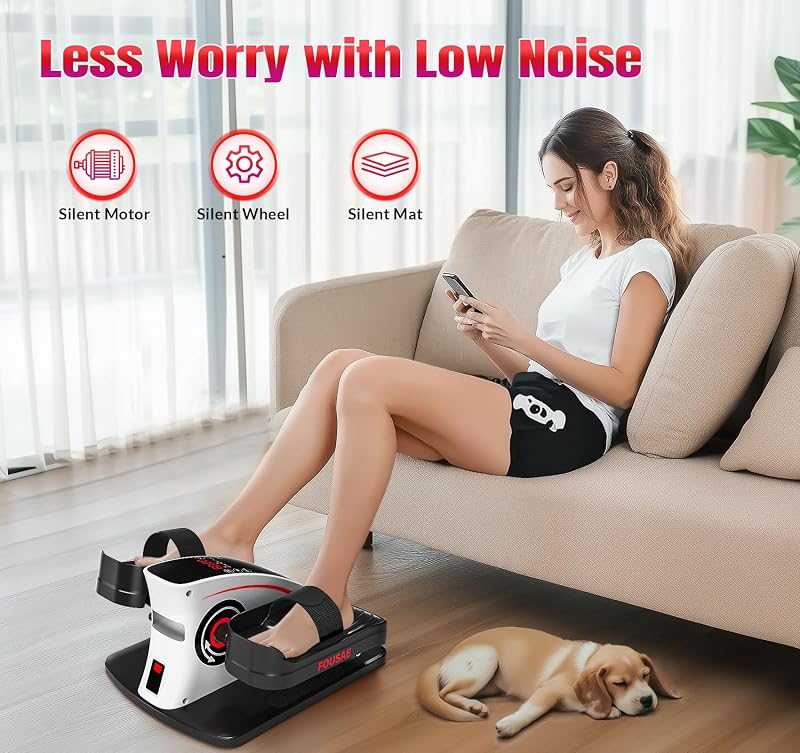 FOUSAE Mini Elliptikus Trainer Elektromos Asztal Alá Távirányítóval 15 Fokozat