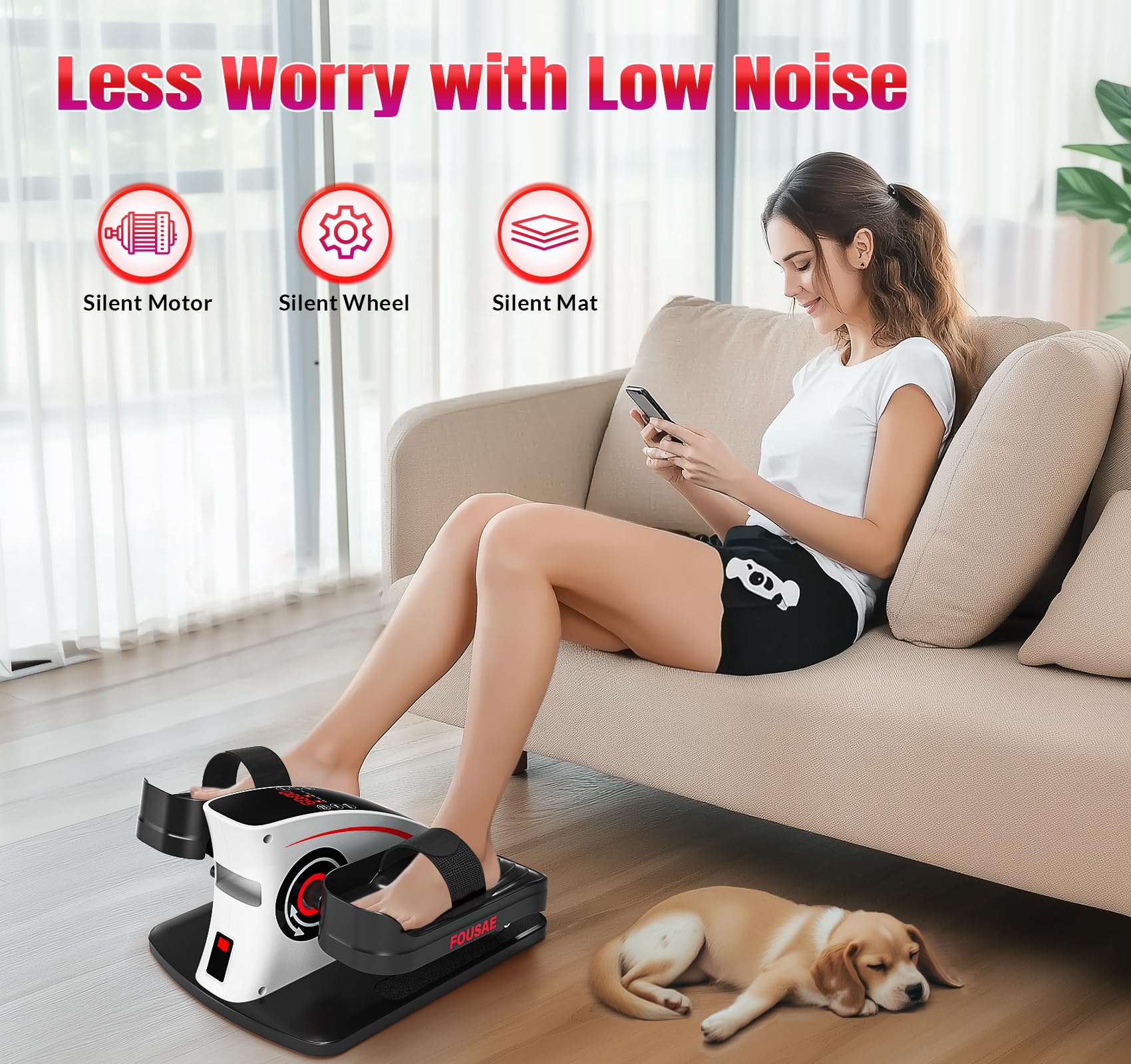 ELEKTRISCHER ELLIPSENTRAINER MINI Heimtrainer Beint Produktbild-Vorschau 1
