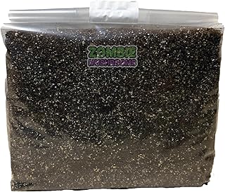 | Hardwood Sawdust Mushroom Substrate | 5lb Mega Bag | Pasturized | Hard Wood | Pre-Hydrated and Ready to Use (Hardwood)