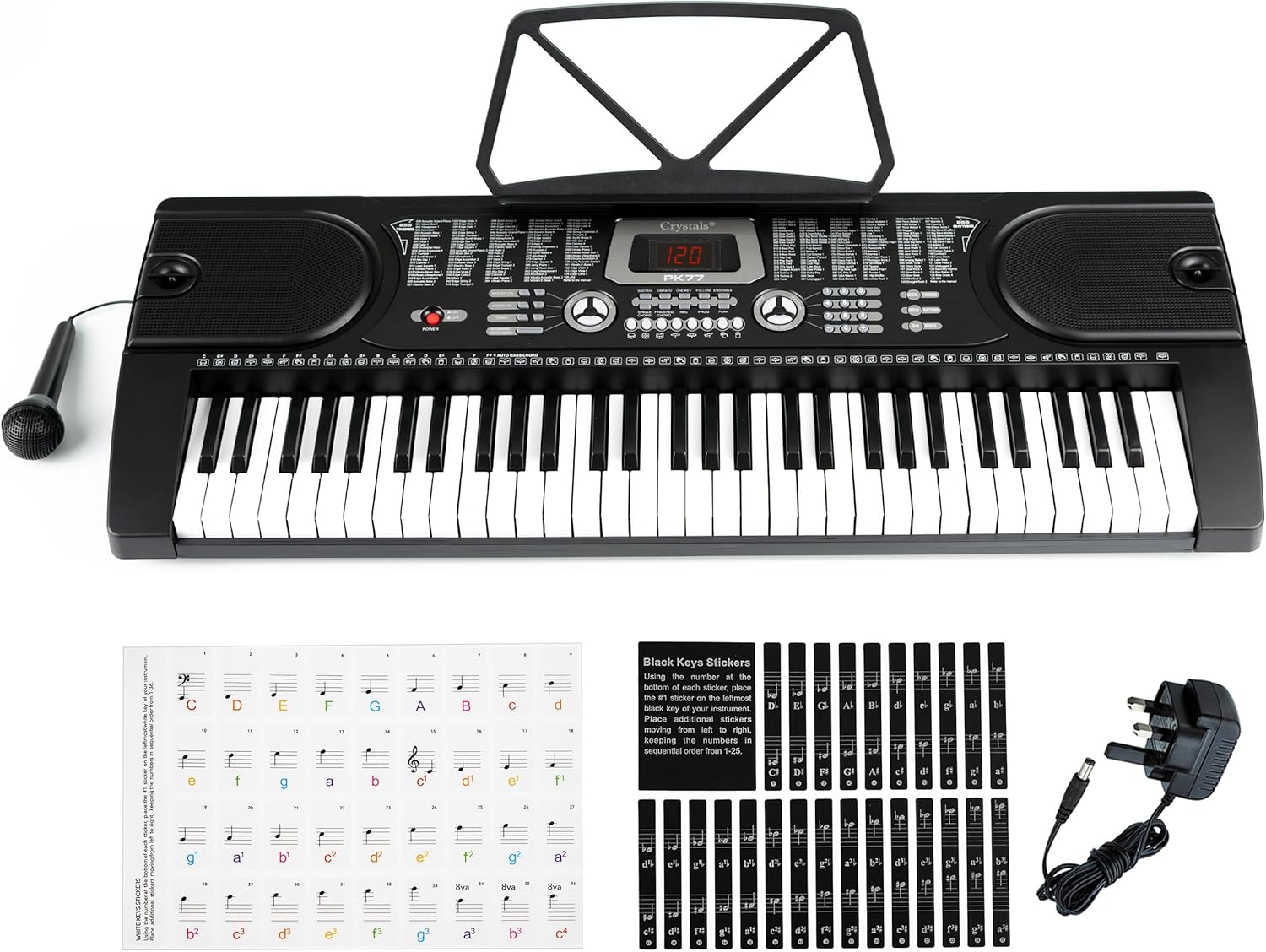 61 Key Electronic Keyboard | Digital Piano | Electric Piano for Adults | Music Keyboard | Piano Keyboard (Modern)