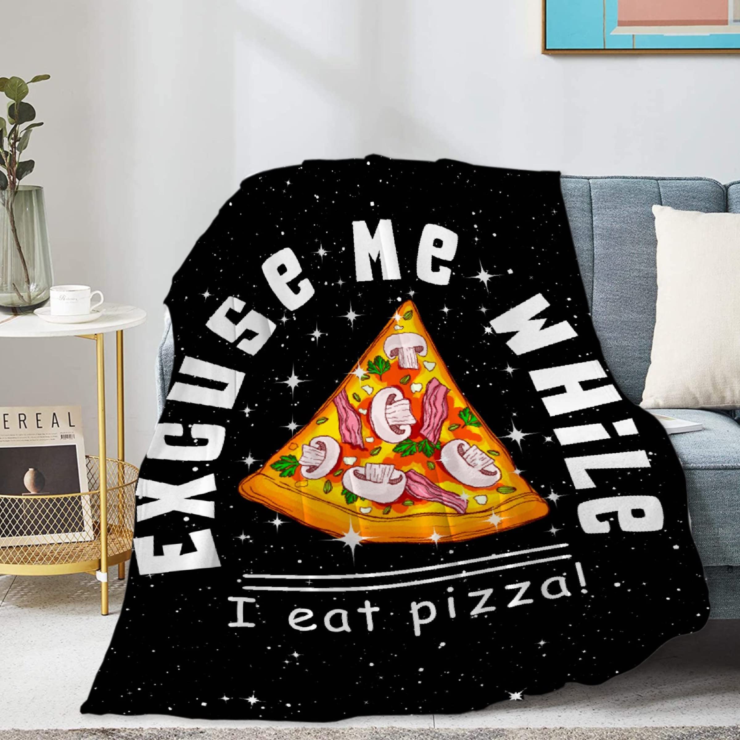 Amazon.com: Homiehug Excuse Me While I Eat XXX Soft Blanket Flannel Cozy  Fuzzy Cute Animal Throws for Nap Couch Home Decor Tapestries Women Child  Plush Gifts Non-Shedding 90x120 for FamilyOversized King