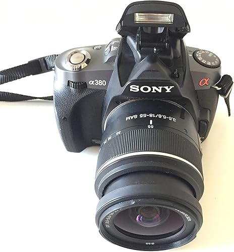 Sony Alpha A380L Cámara SLR digital de 14.2 MP con estabilización de imagen Super SteadyShot INSIDE y lente de 0.709-2.165 in
