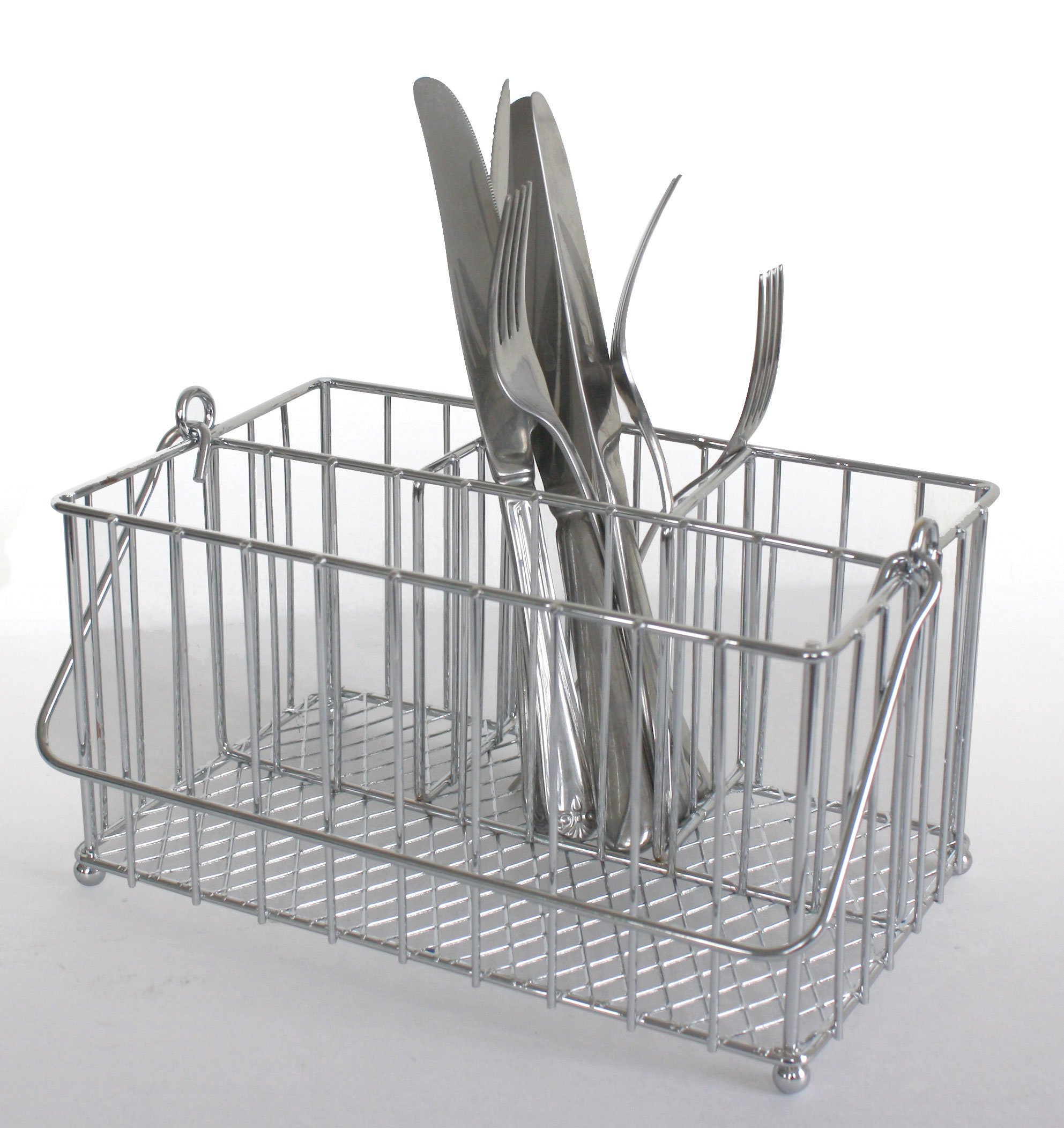 Chabrias Ltd Cutlery Wire Basket, Cutlery Rack, Cutlery tray