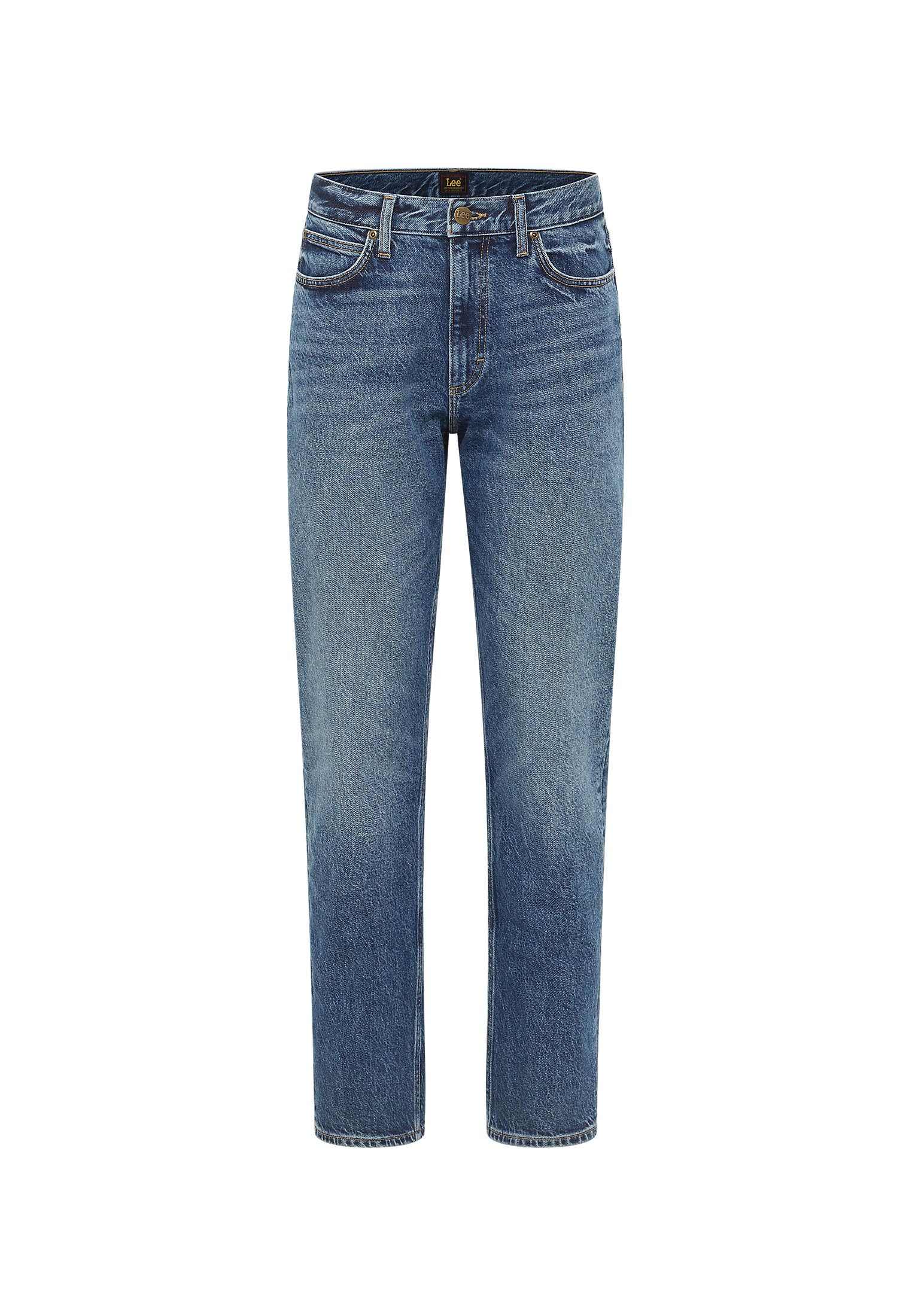 Lee Men's Jeans West, Regular Straight Fit, Straight Leg