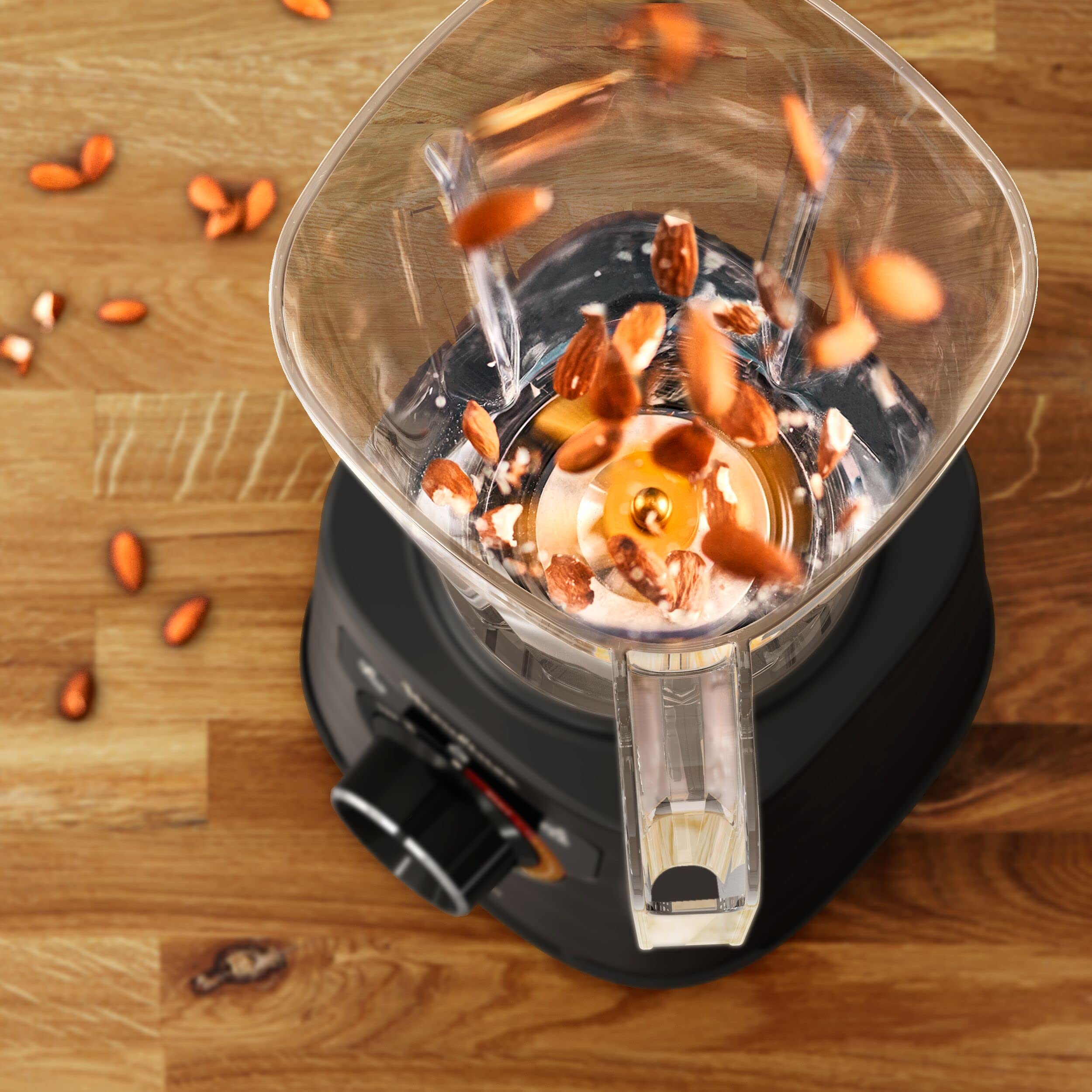 Moulinex Perfect Mix+ LM88A8 Mixeur en verre, 1200 W, résultats rapides, capacité 1,5 l, 3 programmes : mixeur smoothie, hache glace, autoclean, bol en Tritan, avec spatule, noir